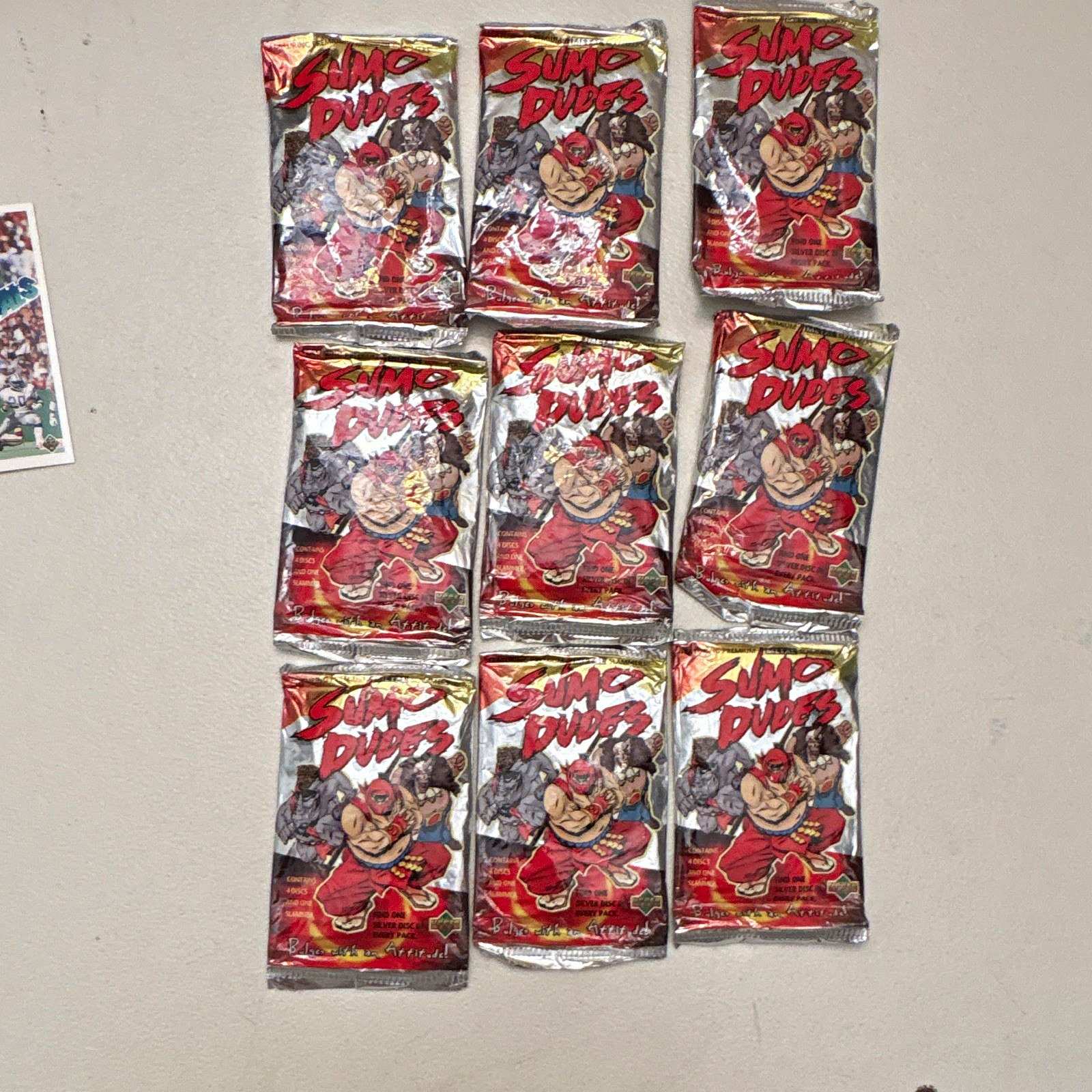 Upper Deck Sumo Dudes 9 Sealed Packs 4 Cards Each Non-Sport Action EN Upper Deck Sumo Dudes 9 Sealed Packs 4 Cards Each Non-Sport Action EN