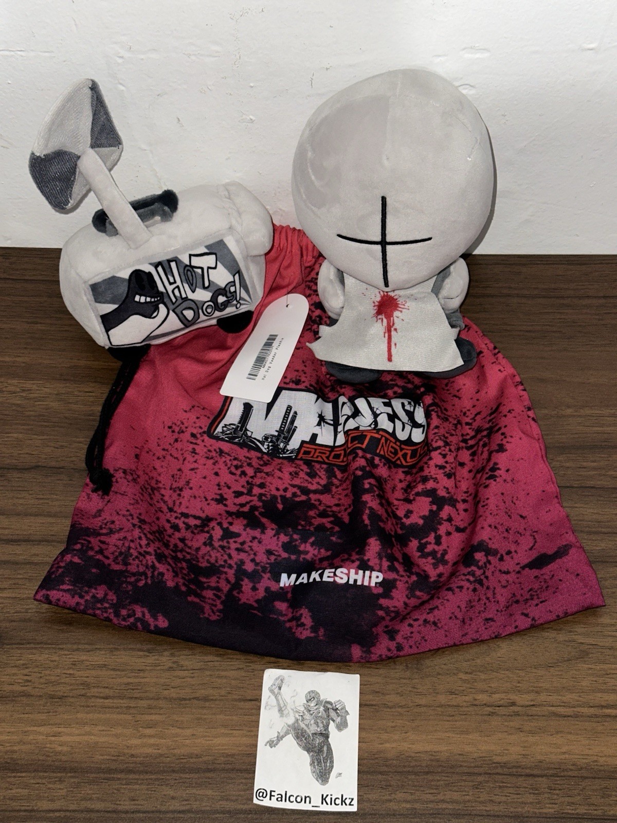 Makeship Hot Dog Vendor Plushie By MADNESS: Project Nexus Plush Doll SHIPS TODAY Makeship Hot Dog Vendor Plushie By MADNESS: Project Nexus Plush Doll SHIPS TODAY