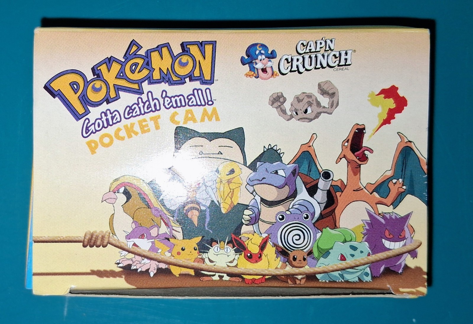 NEW Pokémon Pocket Camera 35mm Vintage 1999 Cap’N Crunch Promo Receipt Record NEW Pokémon Pocket Camera 35mm Vintage 1999 Cap’N Crunch Promo Receipt Record