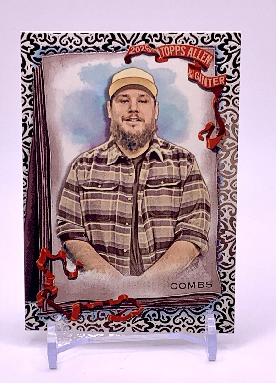 LUKE COMBS Topps 2026 Allen & Ginter #119 Singer Songwriter Foil Filigree LUKE COMBS Topps 2026 Allen & Ginter #119 Singer Songwriter Foil Filigree
