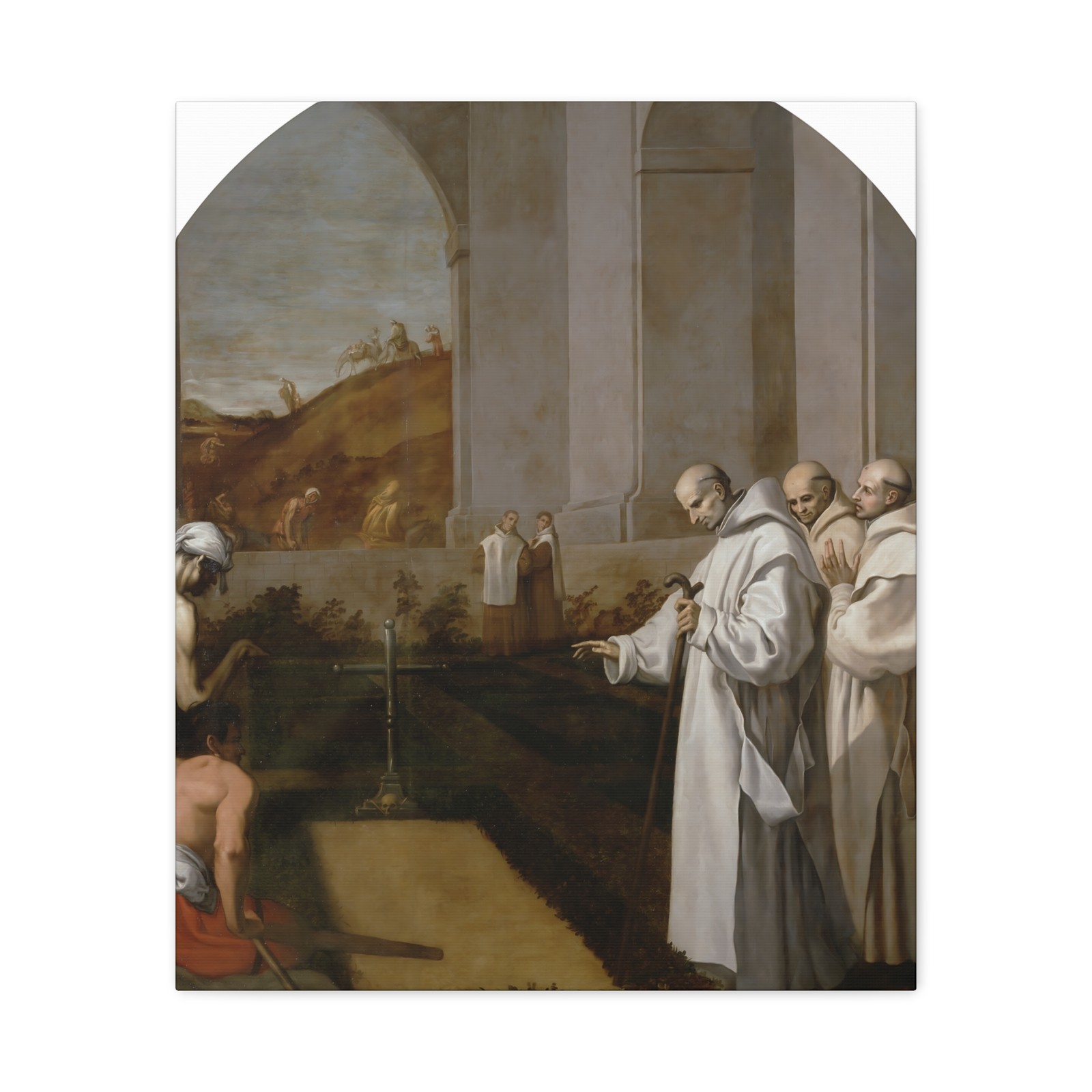 Carducho, Vicente - Carthusian Worship Beyond Death - Canvas Wall Art