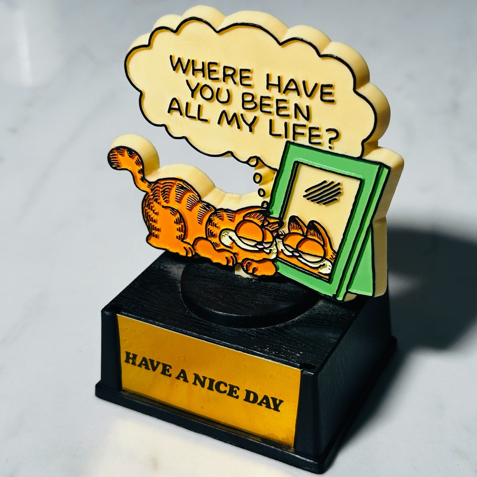 Vintage 1978 Garfield Trophy - Aviva - “Where Have You Been All My Life” Vintage 1978 Garfield Trophy - Aviva - “Where Have You Been All My Life”