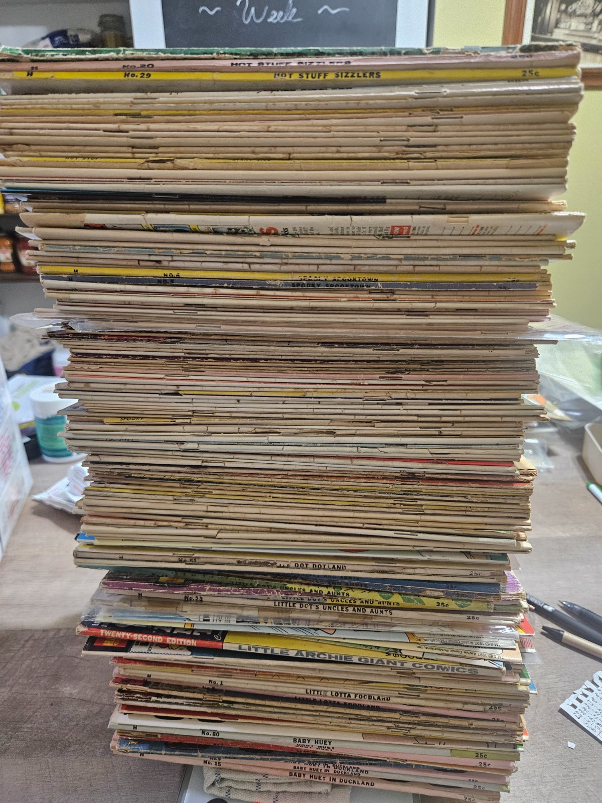 Custom lot of low grade comics and magazines