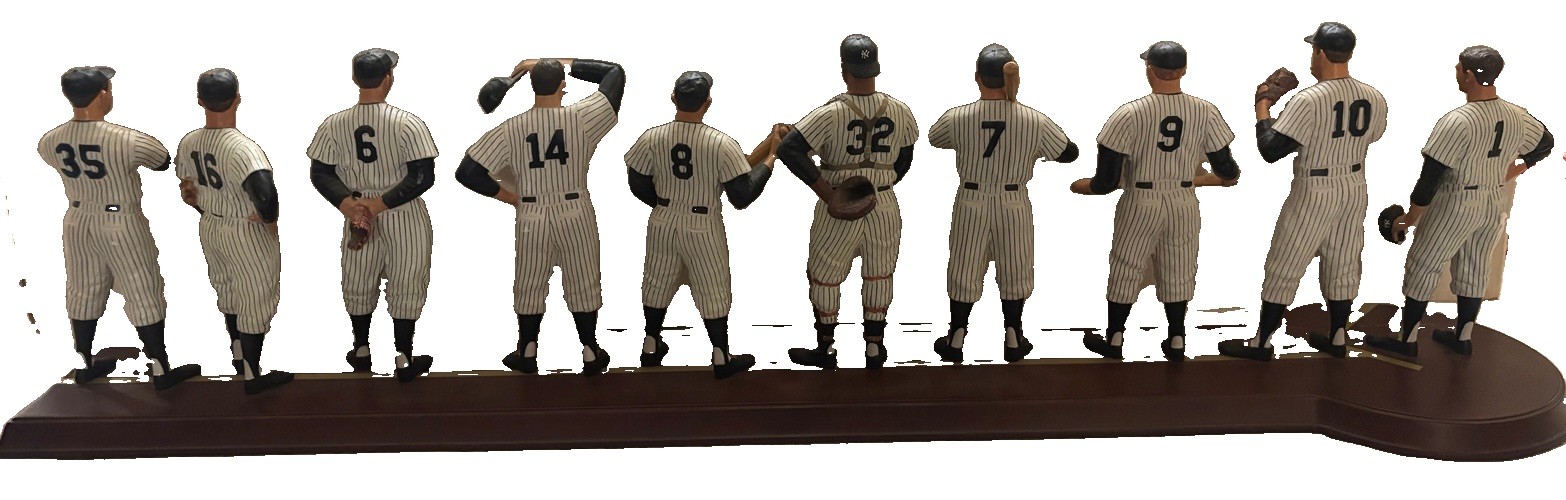 The Danbury Mint 1961 Yankees Lineup Collectible statue