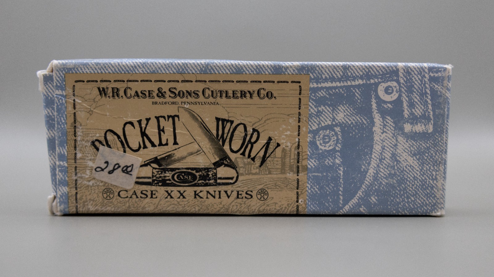 Vintage Case XX 62131SSM Pocket Worn Green Empty Folding Knife Box Vintage Case XX 62131SSM Pocket Worn Green Empty Folding Knife Box