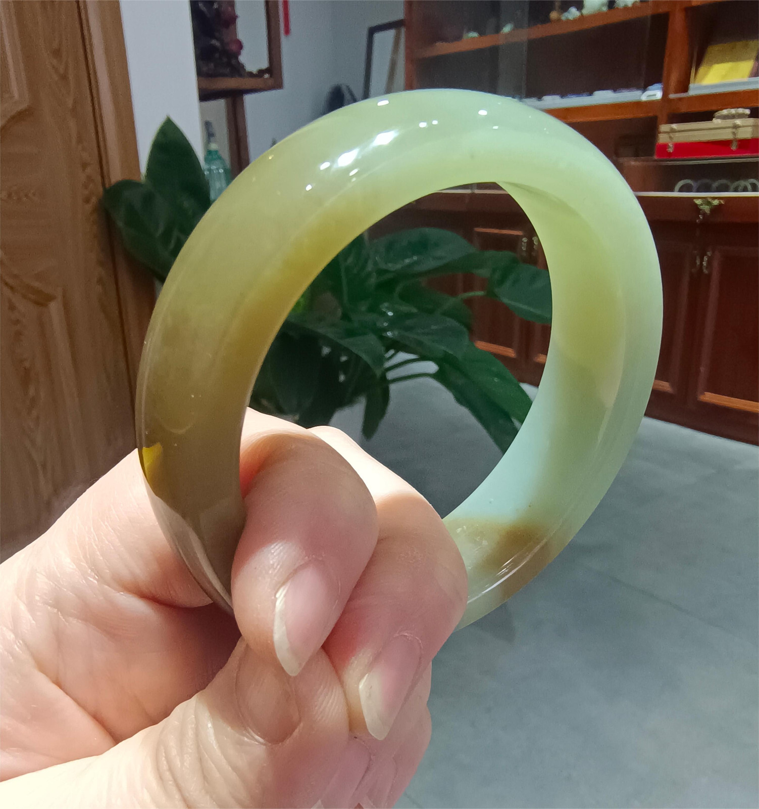 Chinese Hetian Nephrite  Jade Perfect Bangle