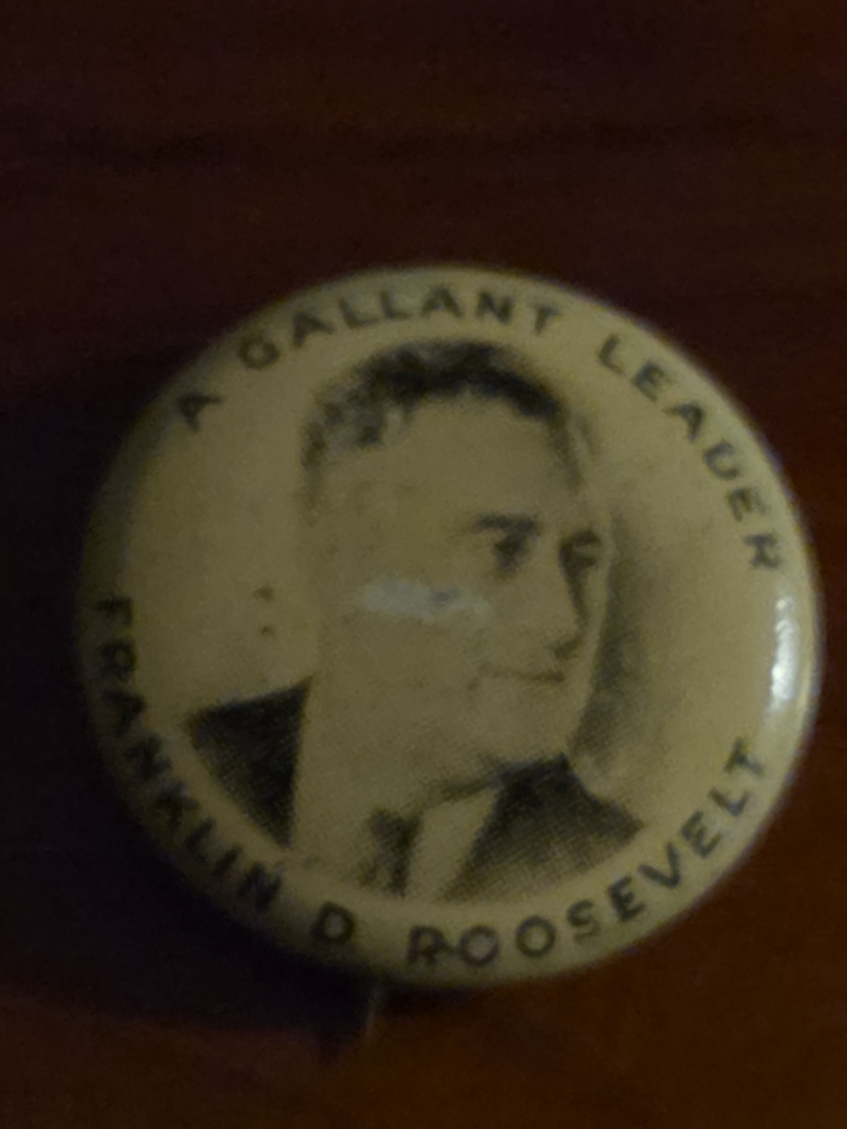 1936 Franklin D. Roosevelt Pinback Political Campaign Pinback Button Pin 1936 Franklin D. Roosevelt Pinback Political Campaign Pinback Button Pin