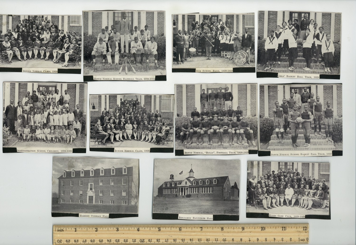 African American Black Basketball Baseball Football 1929 Bowie State Univ Photo 