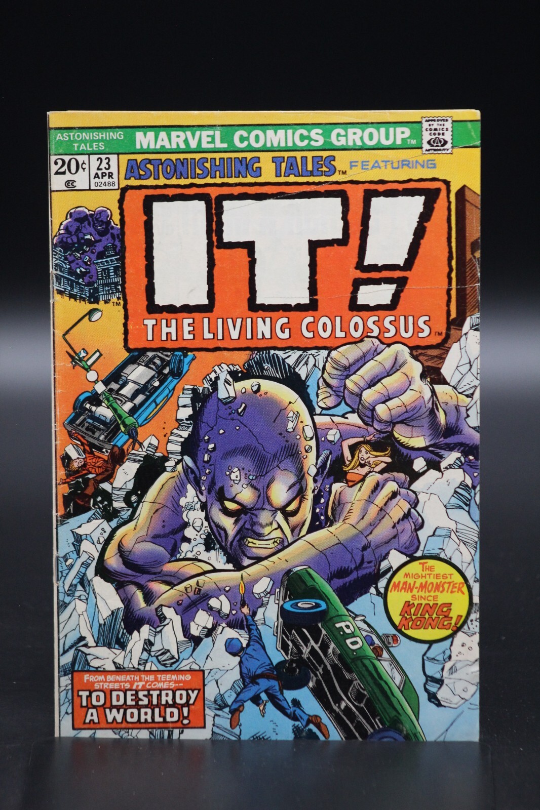 Astonishing Tales (1970) #23 Gil Kane It The Living Colossus Fin Fang Foom VG/FN