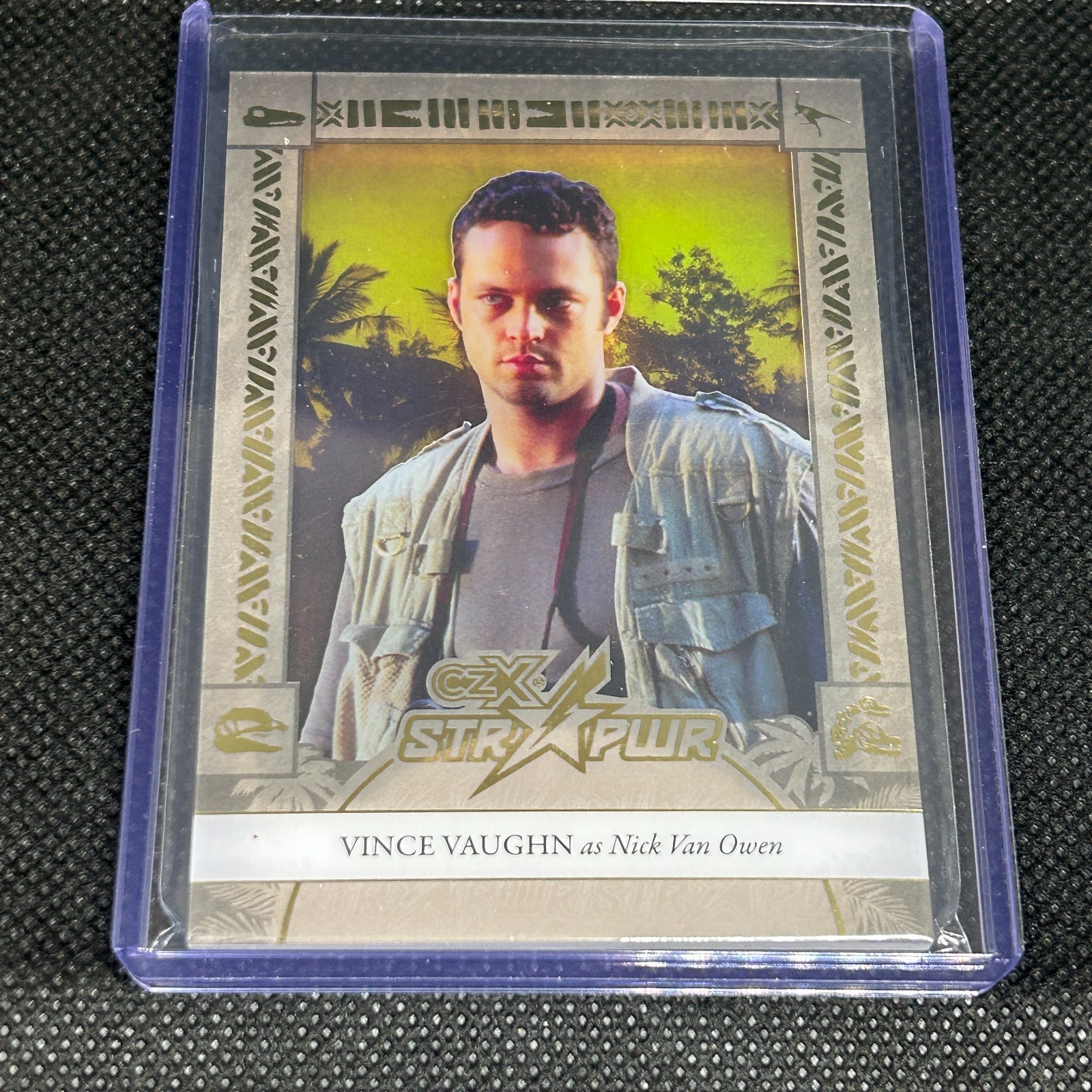 2026 JURASSIC PARK CRYPTOZOIC CZX STR PWR INSERT VINCE VAUGH AS NICK VAN OWEN 2026 JURASSIC PARK CRYPTOZOIC CZX STR PWR INSERT VINCE VAUGH AS NICK VAN OWEN