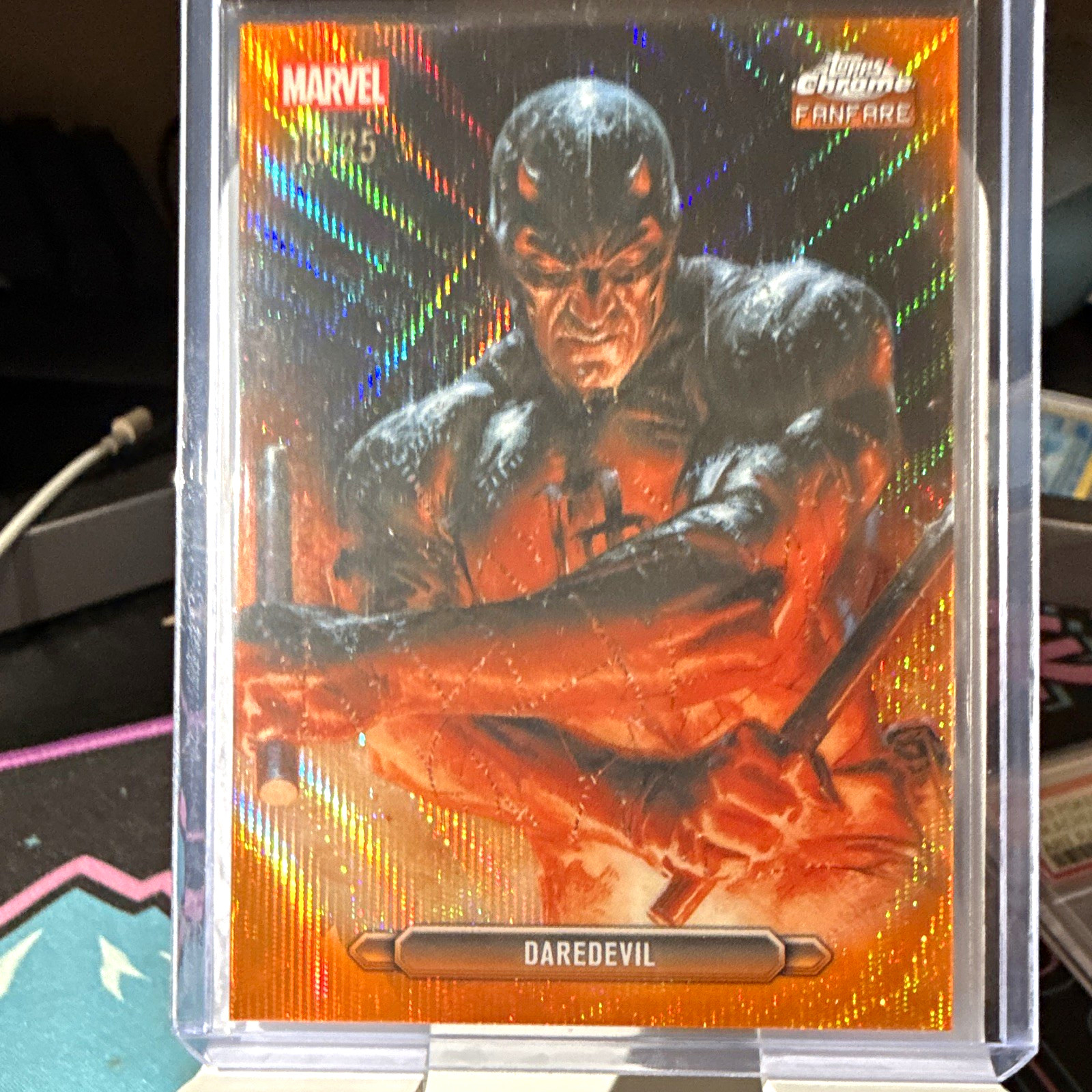 Topps 2026 Topps Chrome Marvel Comics Fanfare Daredevil Insert FF-11 16/25 Topps 2026 Topps Chrome Marvel Comics Fanfare Daredevil Insert FF-11 16/25