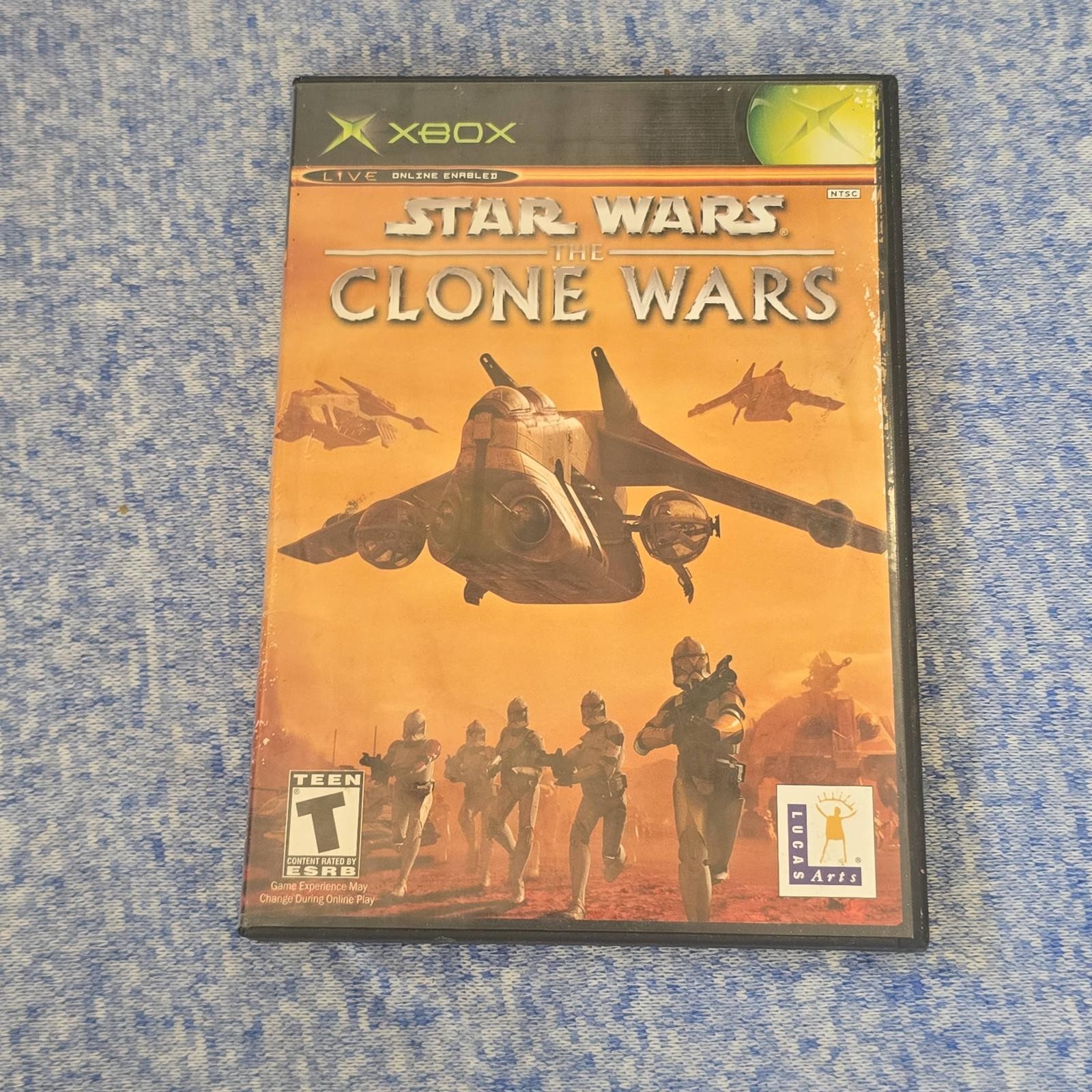 Star Wars The Clone Wars Original Microsoft Xbox Video Game Star Wars The Clone Wars Original Microsoft Xbox Video Game