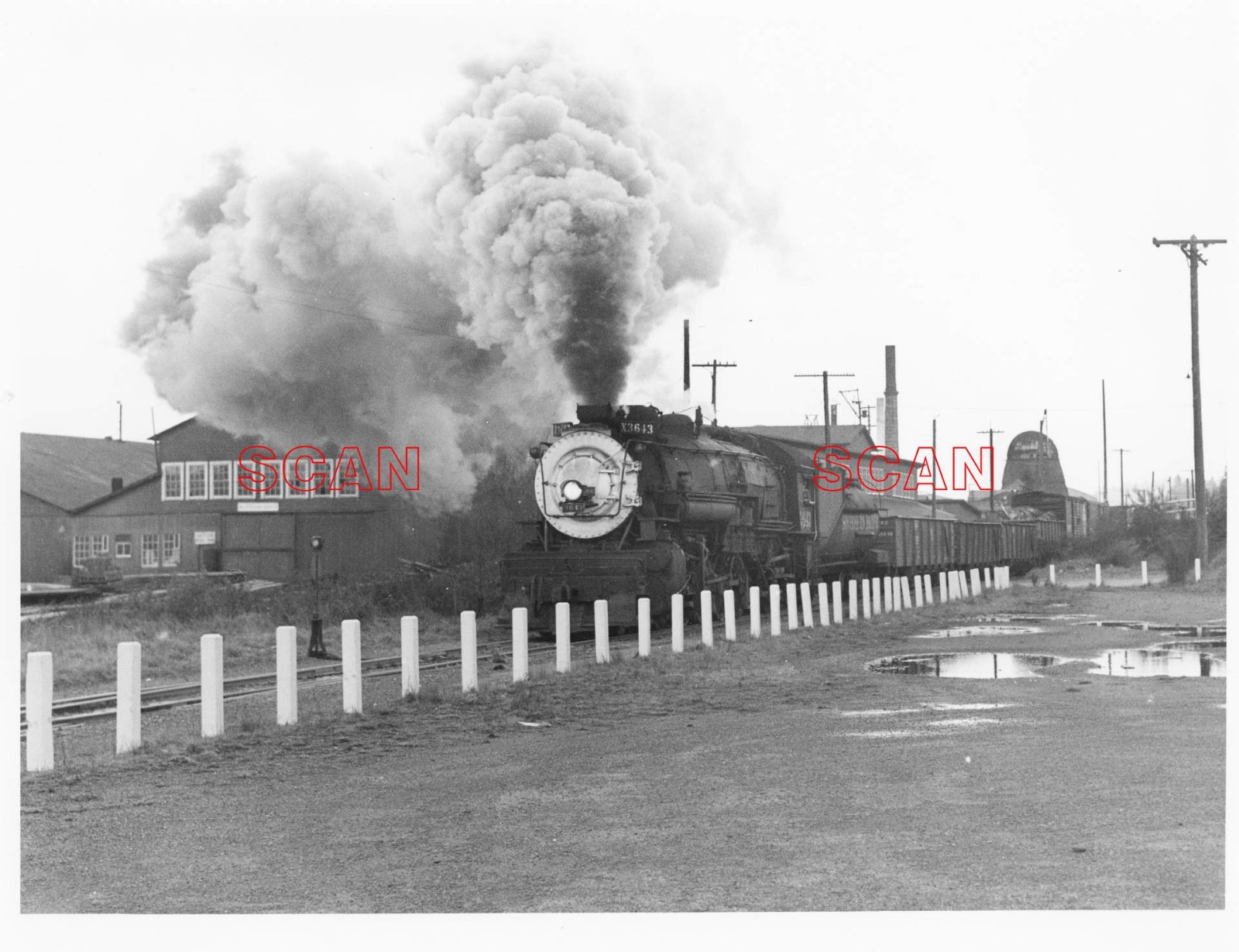 26CC100E RP 1940s/80s SOUTHERN PACIFIC RR 2-10-2 LOCO #3643