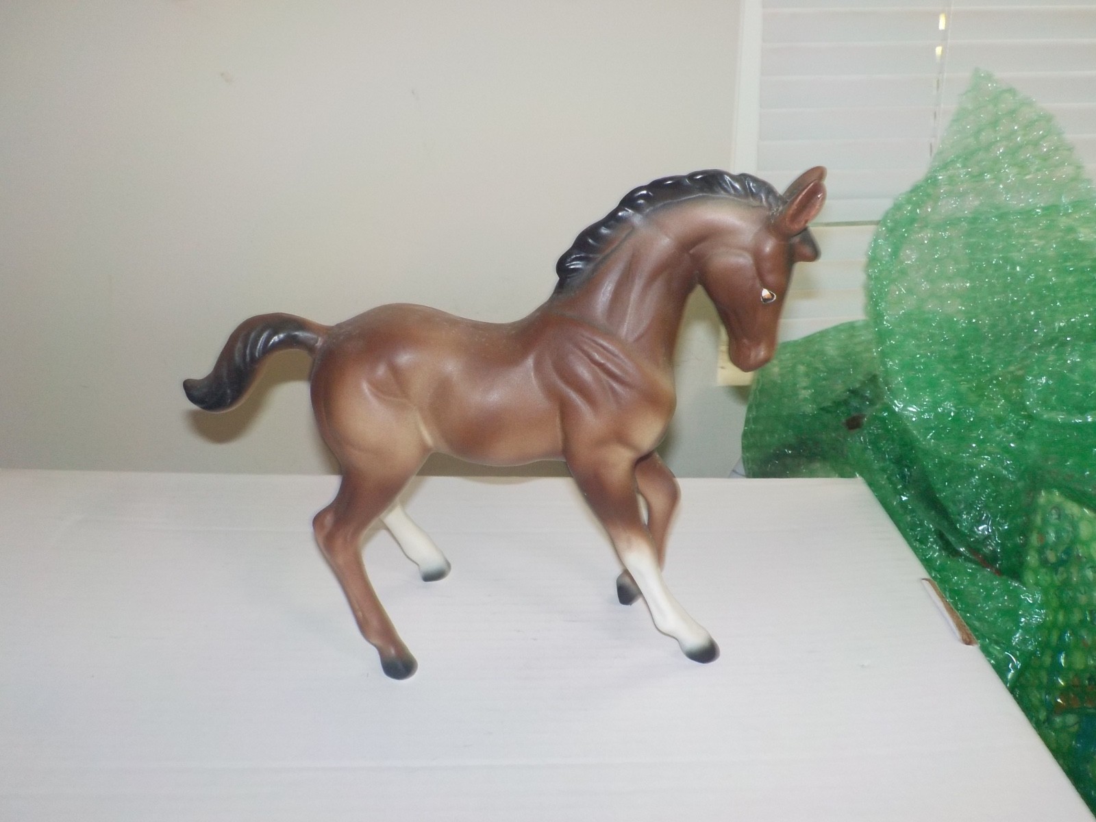 Vintage 1950's Kreiss Ceramic Giant Brown Stallion Horse Figure Vintage 1950's Kreiss Ceramic Giant Brown Stallion Horse Figure