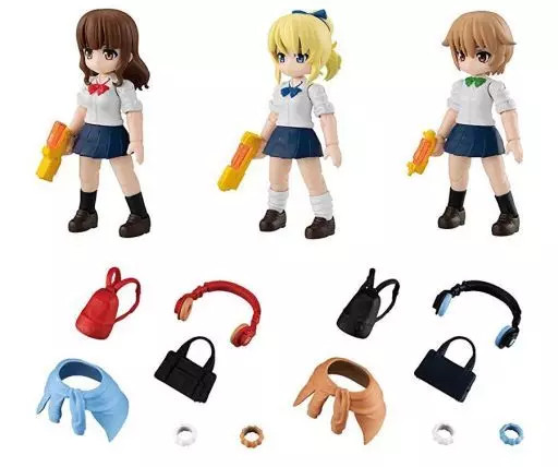 AQUA SHOOTERS 03 Set of 5 Trading Figures Bandai Original IP Collectible