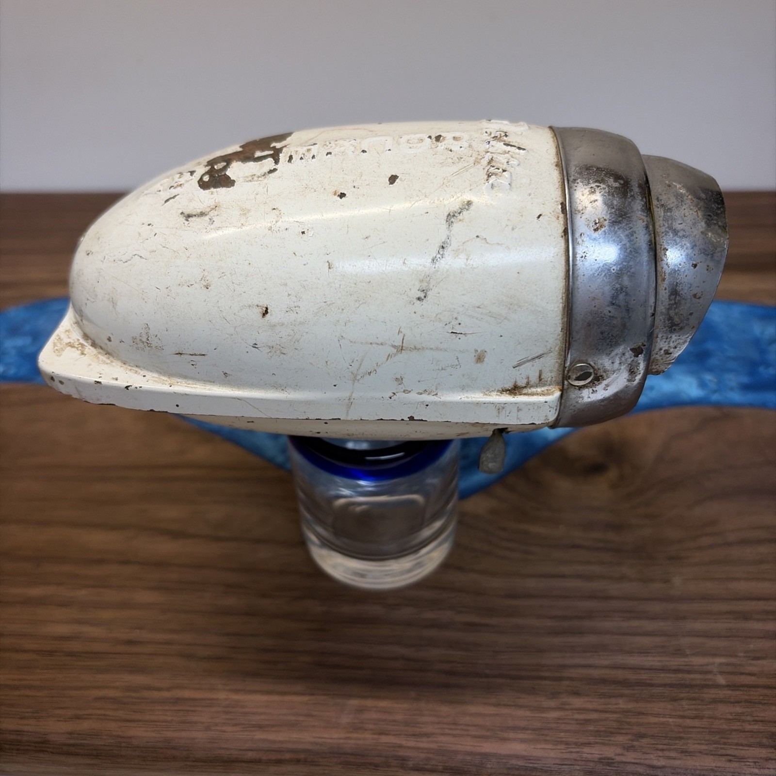 Original Vintage 1950's Delta Rocket Ray Bicycle Headlight -Real Patina Original Vintage 1950's Delta Rocket Ray Bicycle Headlight -Real Patina
