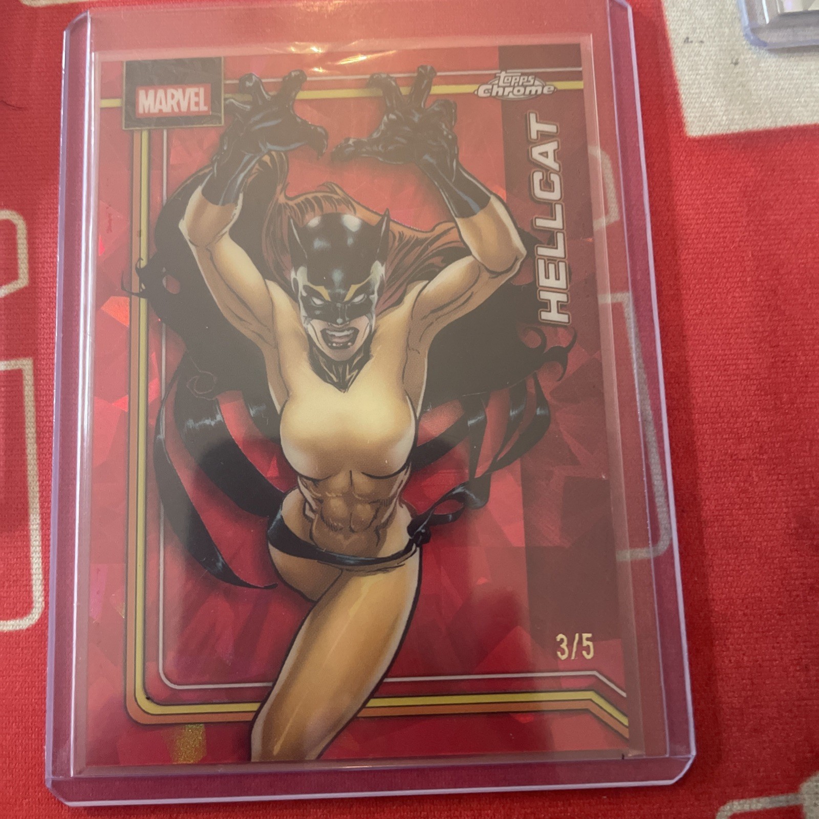 2026 Topps Chrome Marvel Sapphire Hellcat Red /5 2026 Topps Chrome Marvel Sapphire Hellcat Red /5