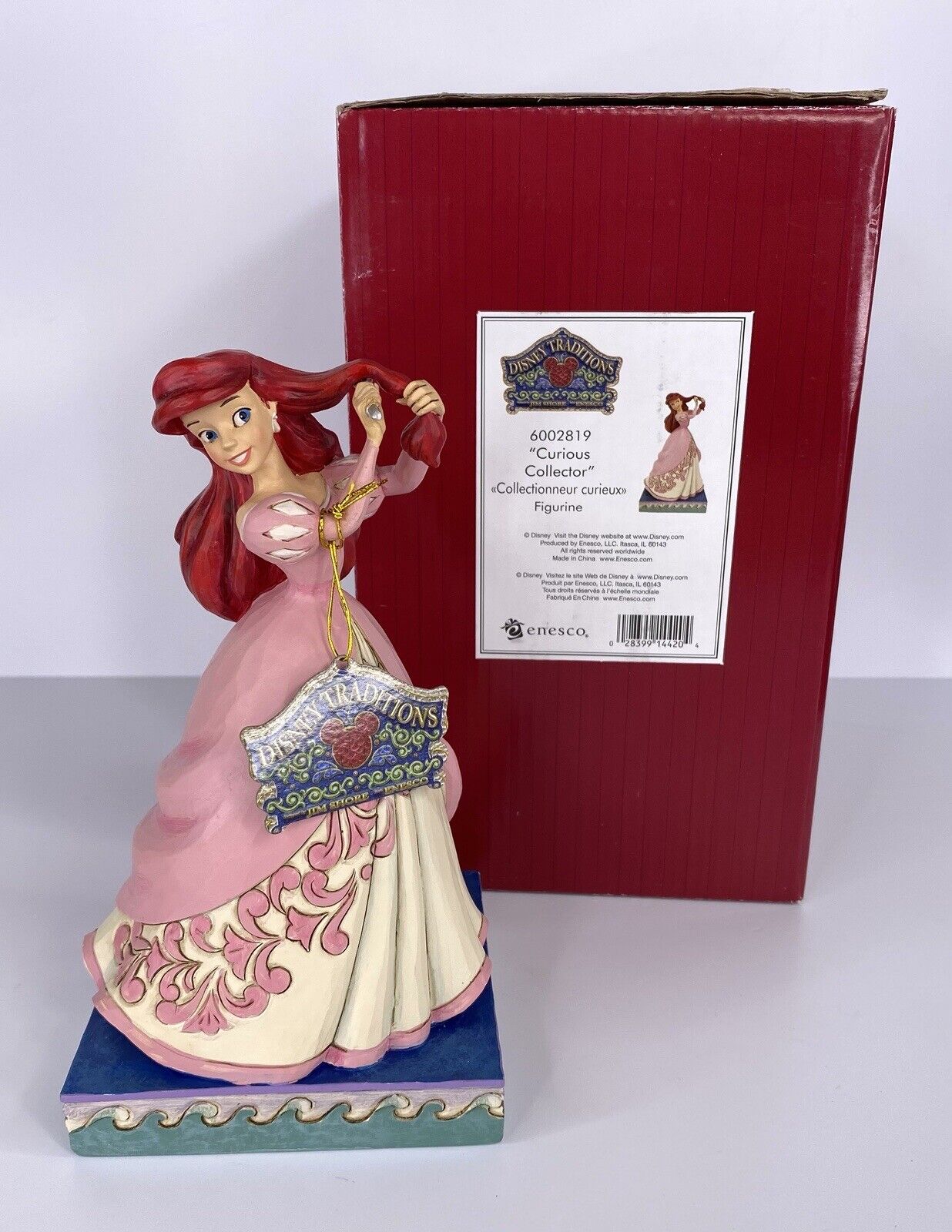 Jim Shore Disney 'Adventurous Artist' Princess Passion Ariel 6002819