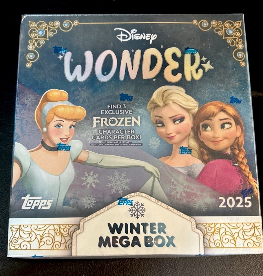 2025 Topps Disney Wonder Winter Mega Box Factory Sealed Frozen Cinderella Elsa 2025 Topps Disney Wonder Winter Mega Box Factory Sealed Frozen Cinderella Elsa