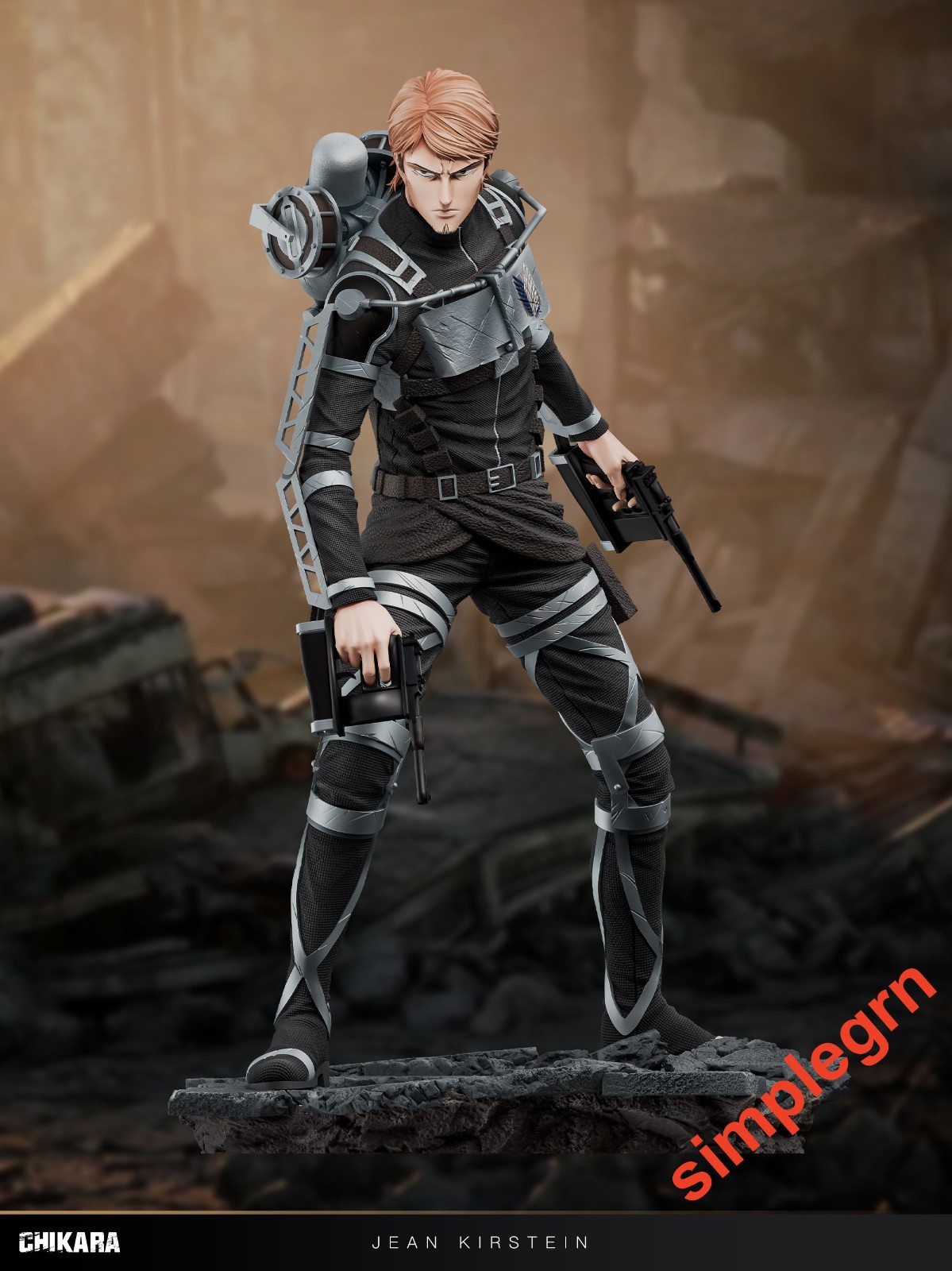 CHIKARA Studio Jean Kirstein Attack on Titan 1/6 Resin Statue H30CM In Stock CHIKARA Studio Jean Kirstein Attack on Titan 1/6 Resin Statue H30CM In Stock