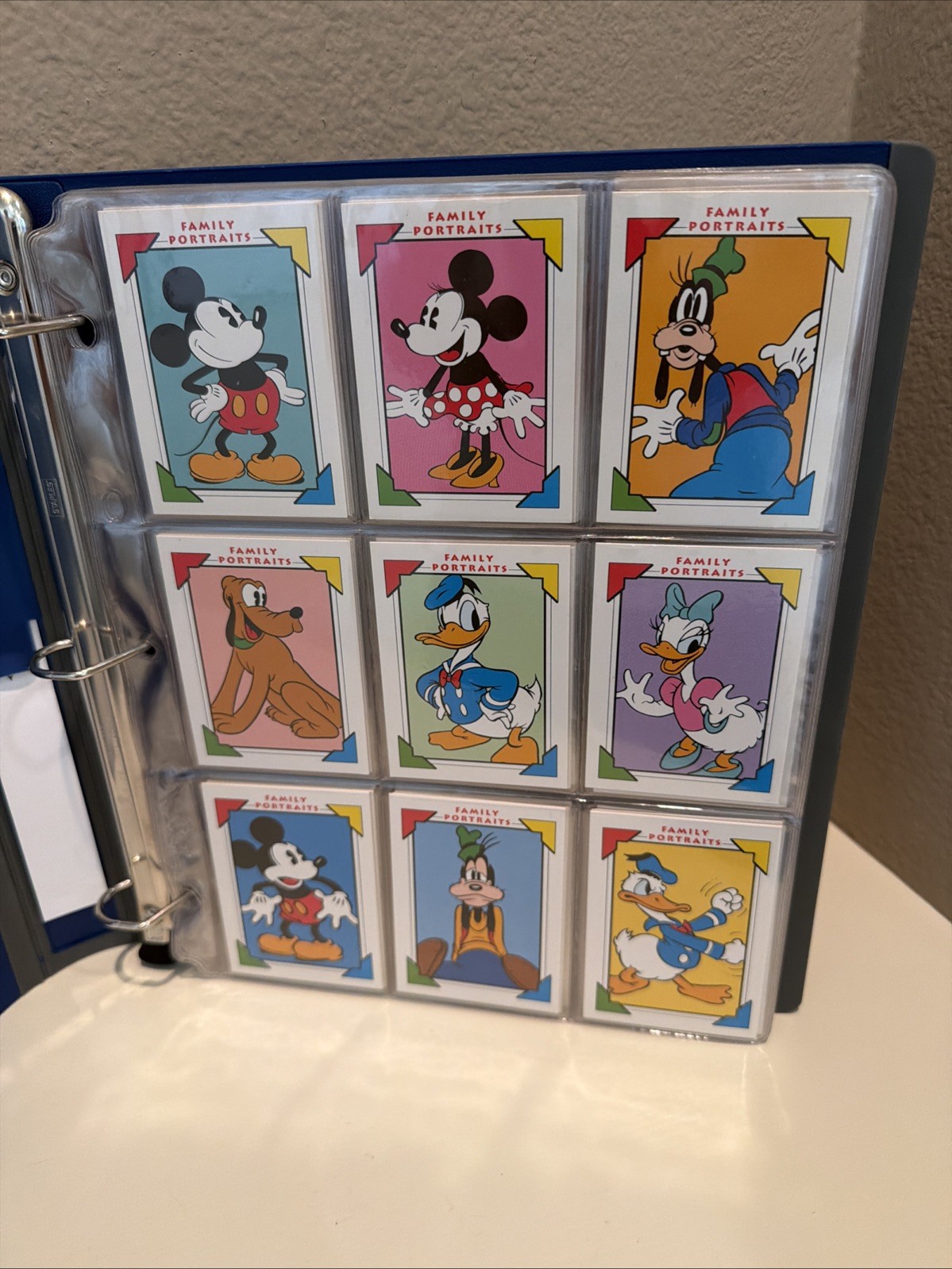 Disney trading cards binder includes 1991 Family Portrait 1-171 Disney trading cards binder includes 1991 Family Portrait 1-171