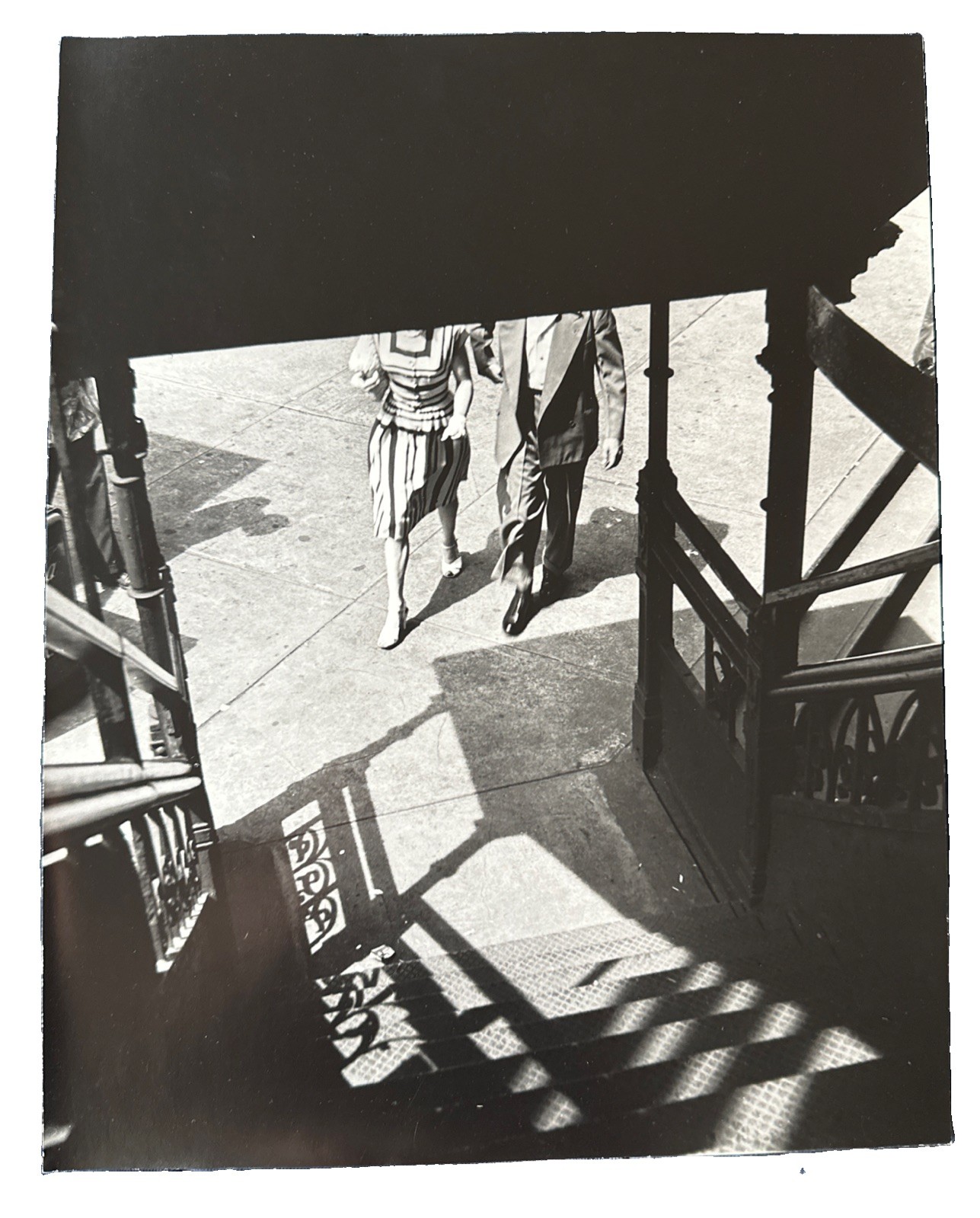 Clemens Kalischer “Under the El, NYC” — Vintage New York City Photography Print