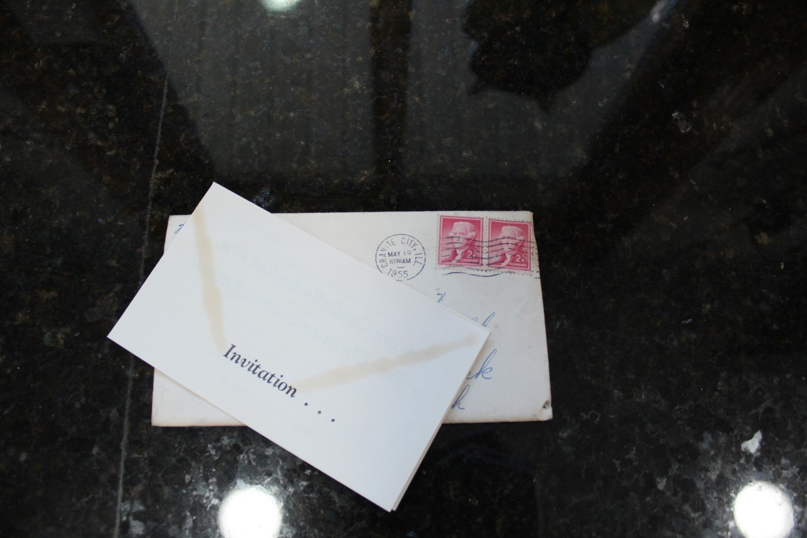 Vintage 1955 Christian Science Lecture Invitation w/2 Original Envelope Postage Vintage 1955 Christian Science Lecture Invitation w/2 Original Envelope Postage