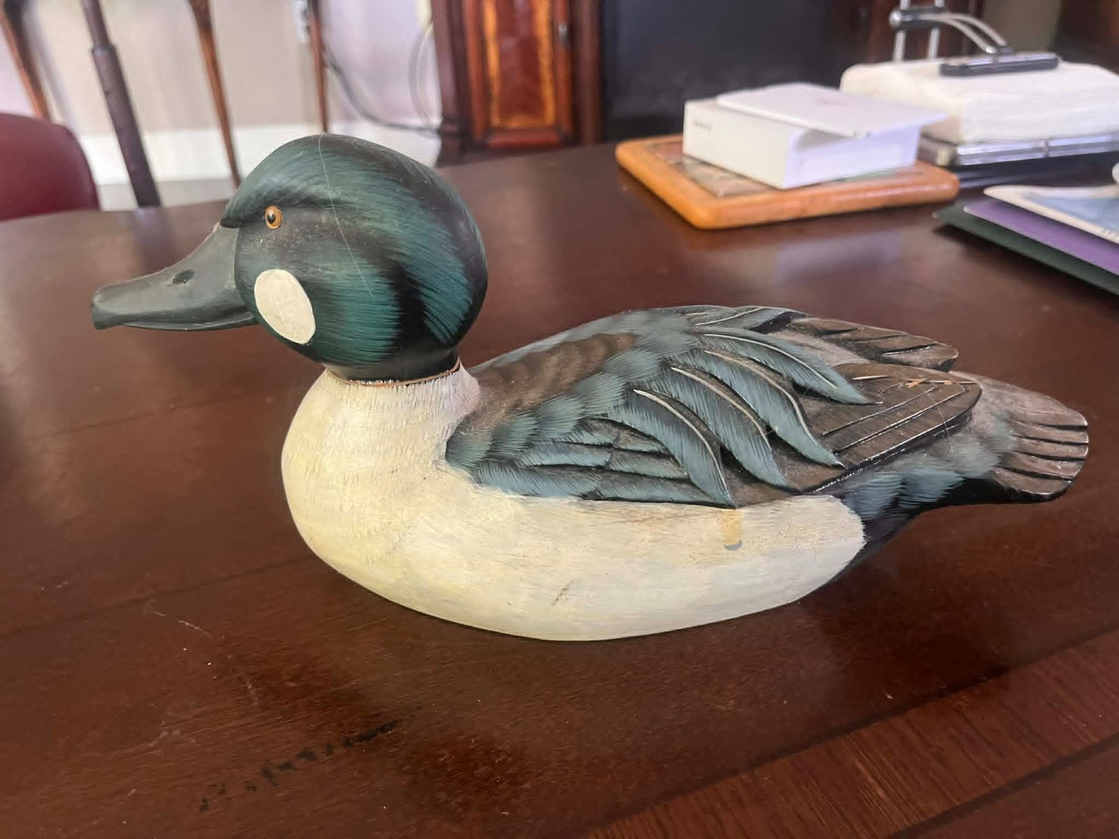DECORATIVE HANDCARVED SOLID WOODEN DUCK DECORATIVE HANDCARVED SOLID WOODEN DUCK