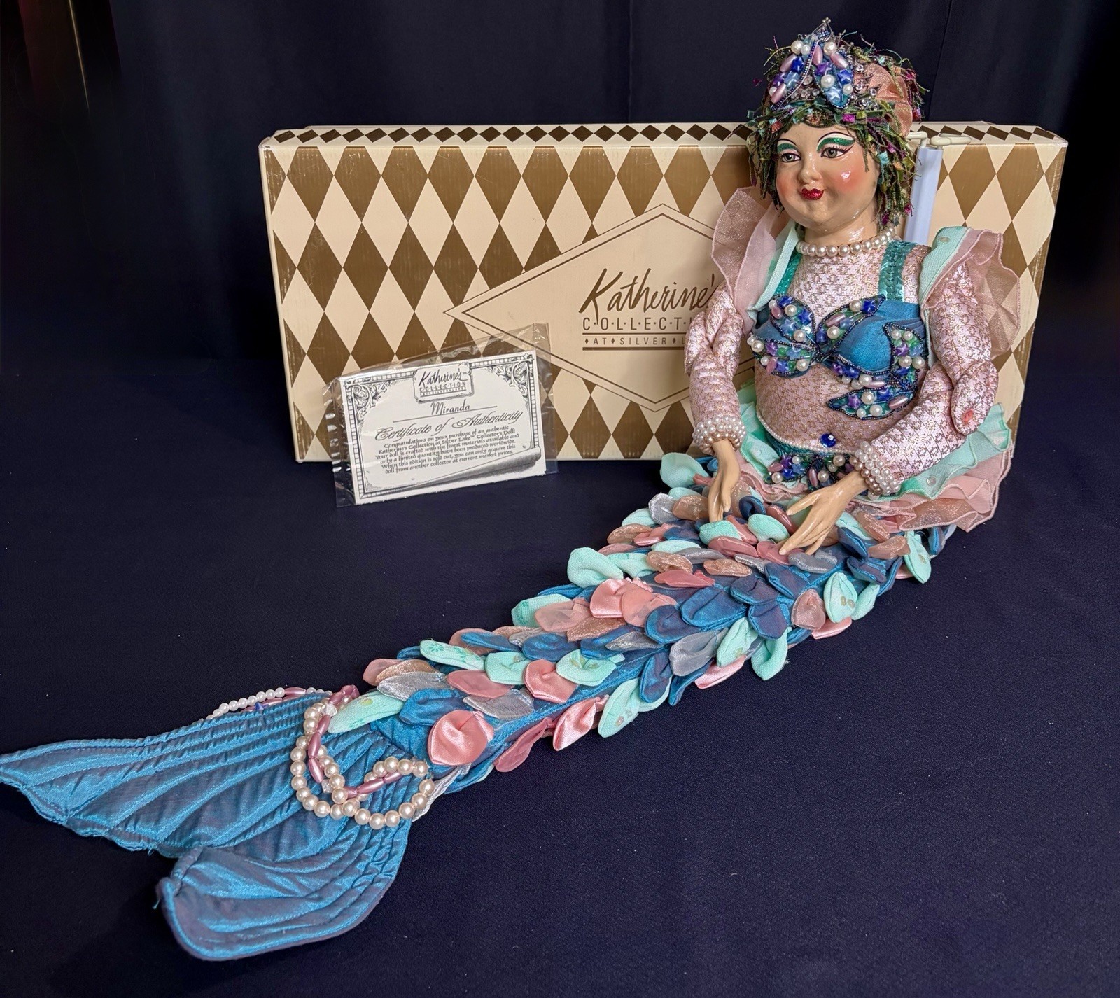 VERY RARE RETIRED KATHERINE’S COLLECTION – MERMAID MIRANDA DOLL WAYNE KLESKI NIB VERY RARE RETIRED KATHERINE’S COLLECTION – MERMAID MIRANDA DOLL WAYNE KLESKI NIB