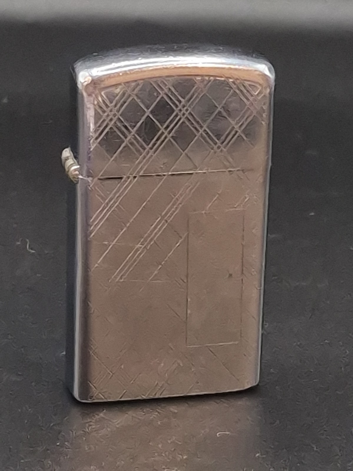 Vintage Slim Flat Bottom Zippo Lighter