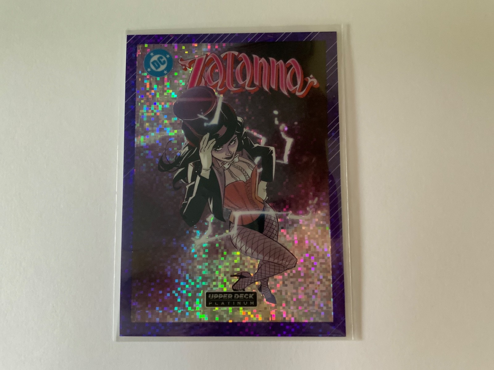 2026 Upper Deck DC Platinum Cover Variant Purple Pixel Zatanna 2026 Upper Deck DC Platinum Cover Variant Purple Pixel Zatanna