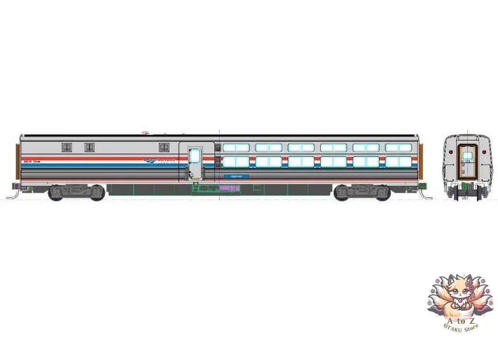 KATO 35-6232 HO Scale Amtrak Viewliner II Diner Phase III 68019 Nashville