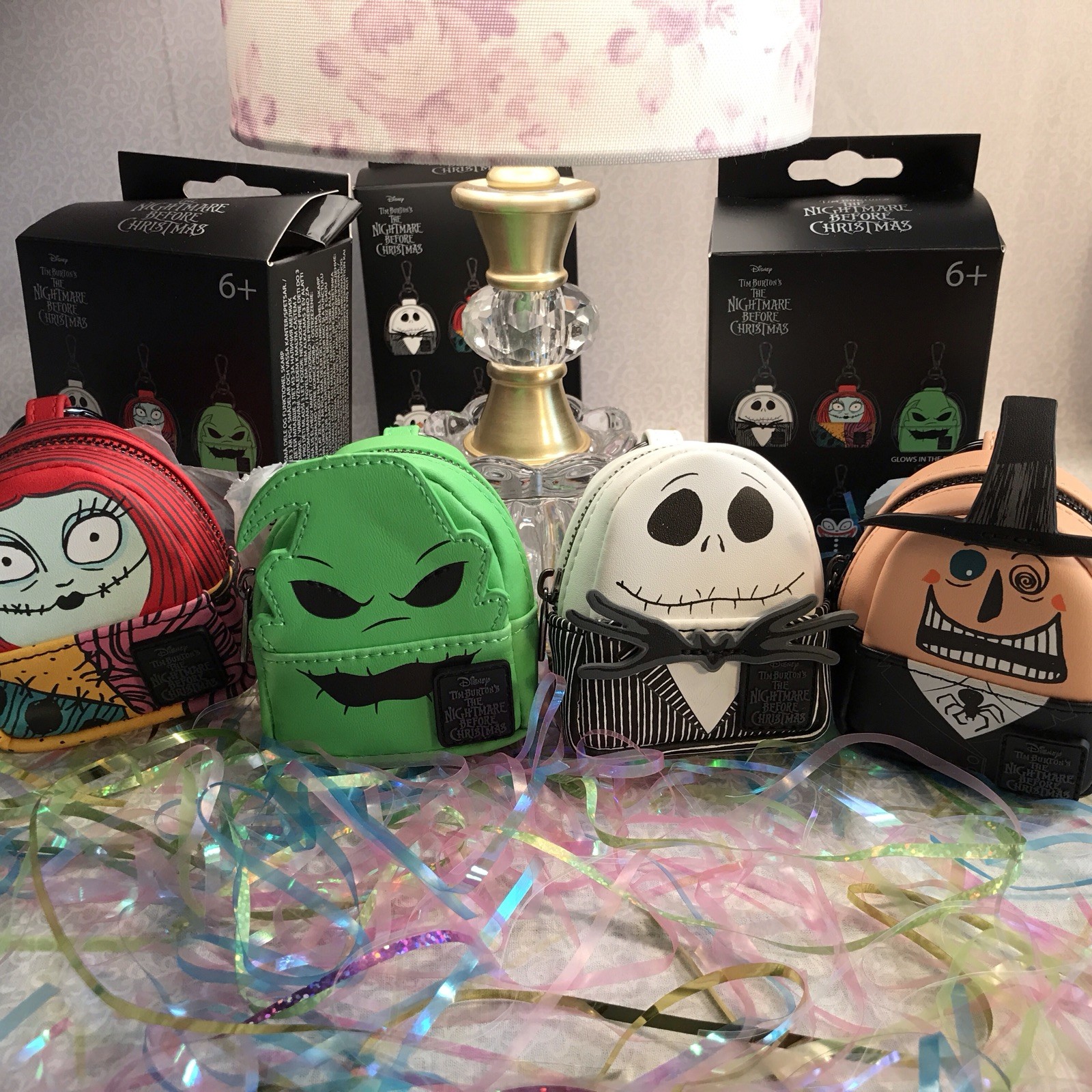 Disney Loungefly Nightmare Before Christmas Mystery Box Mini Backpack Set Of 4 Disney Loungefly Nightmare Before Christmas Mystery Box Mini Backpack Set Of 4