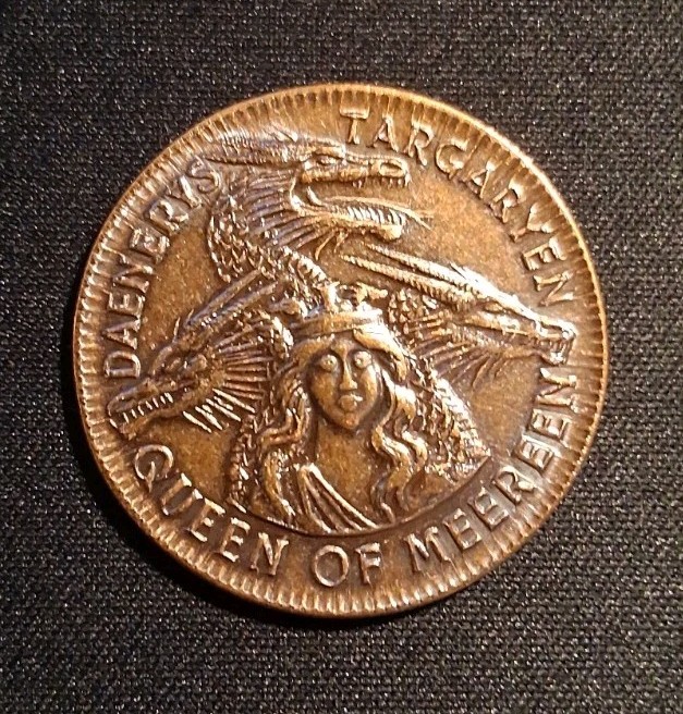 Game Of Thrones "Daenerys Targaryen Mark Of Meereen" Coin Shire Post Mint NEW