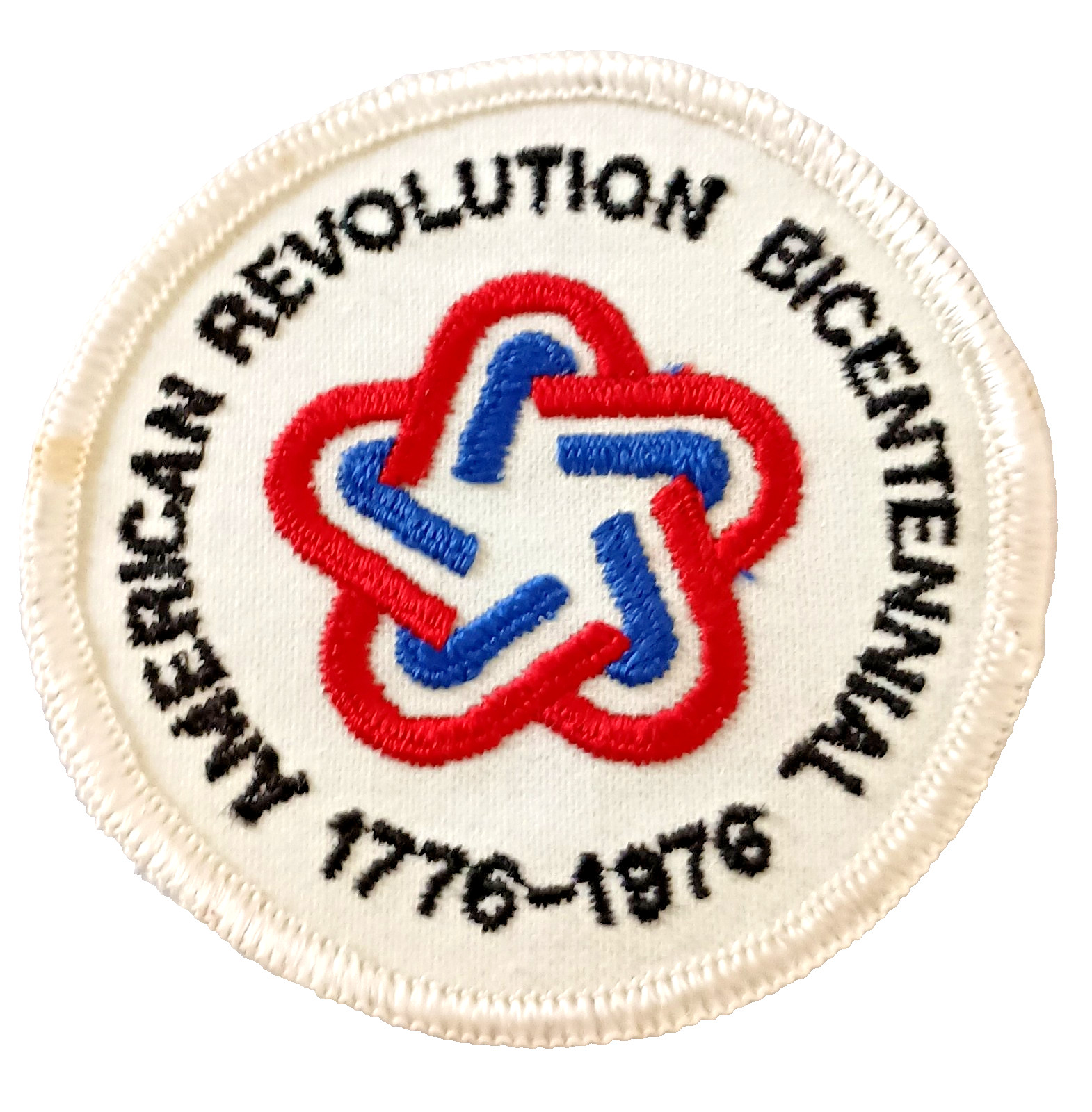Original 1776-1976 American Revolution Bicentennial Logo Patch 1970s NOS New Original 1776-1976 American Revolution Bicentennial Logo Patch 1970s NOS New