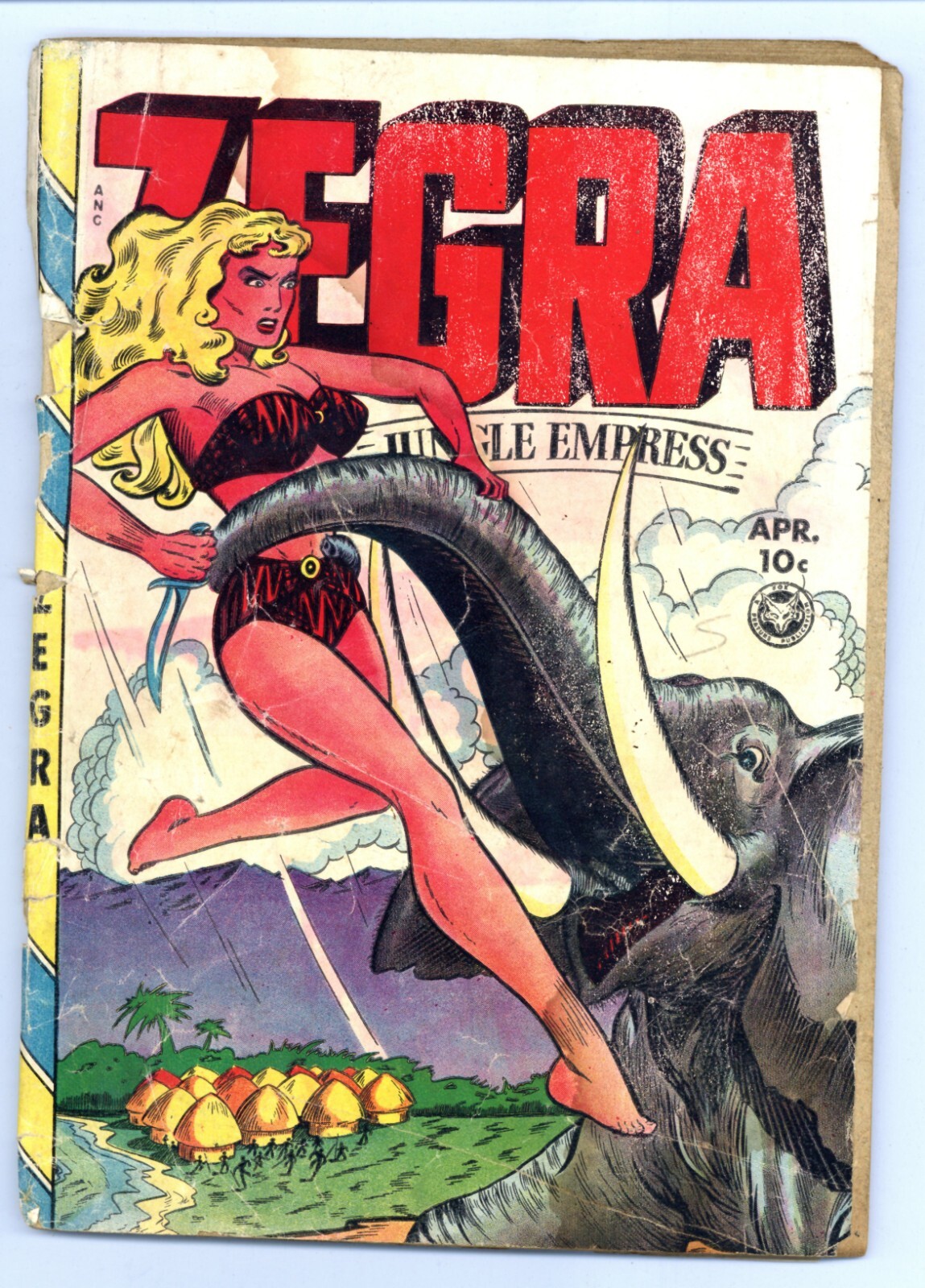 Zegra 5 (FRG) JUNGLE EMPRESS Jack Kamen art 1949 Fox Features Syndicate f552 Zegra 5 (FRG) JUNGLE EMPRESS Jack Kamen art 1949 Fox Features Syndicate f552
