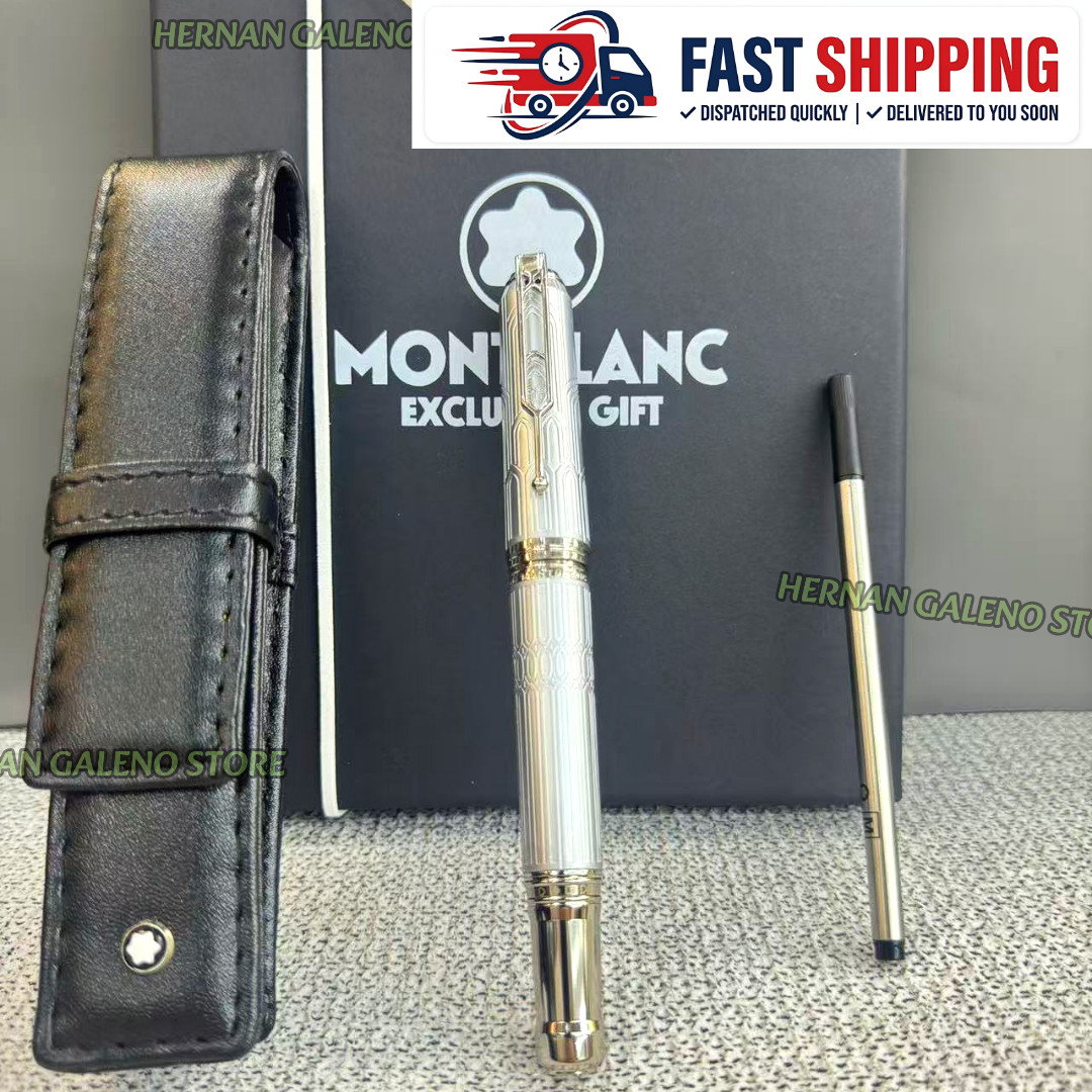 Montblanc Victor Hugo Writers Edition Rollerball Pen Leather Pouch VIP Montblanc Victor Hugo Writers Edition Rollerball Pen Leather Pouch VIP