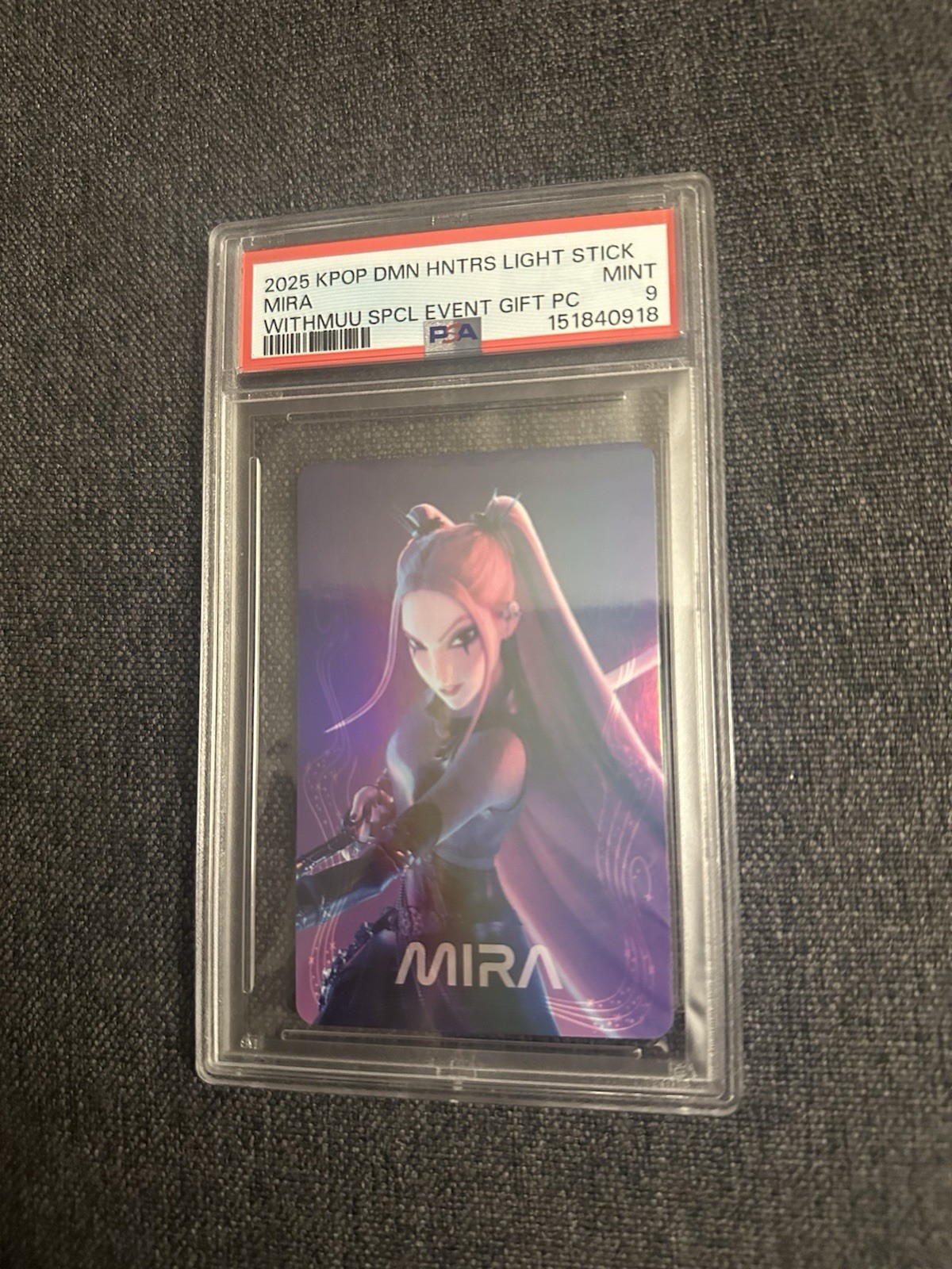 2025 KPOP Demon Hunters MIRA Withmuu Special Event Gift PC PSA 9 2025 KPOP Demon Hunters MIRA Withmuu Special Event Gift PC PSA 9