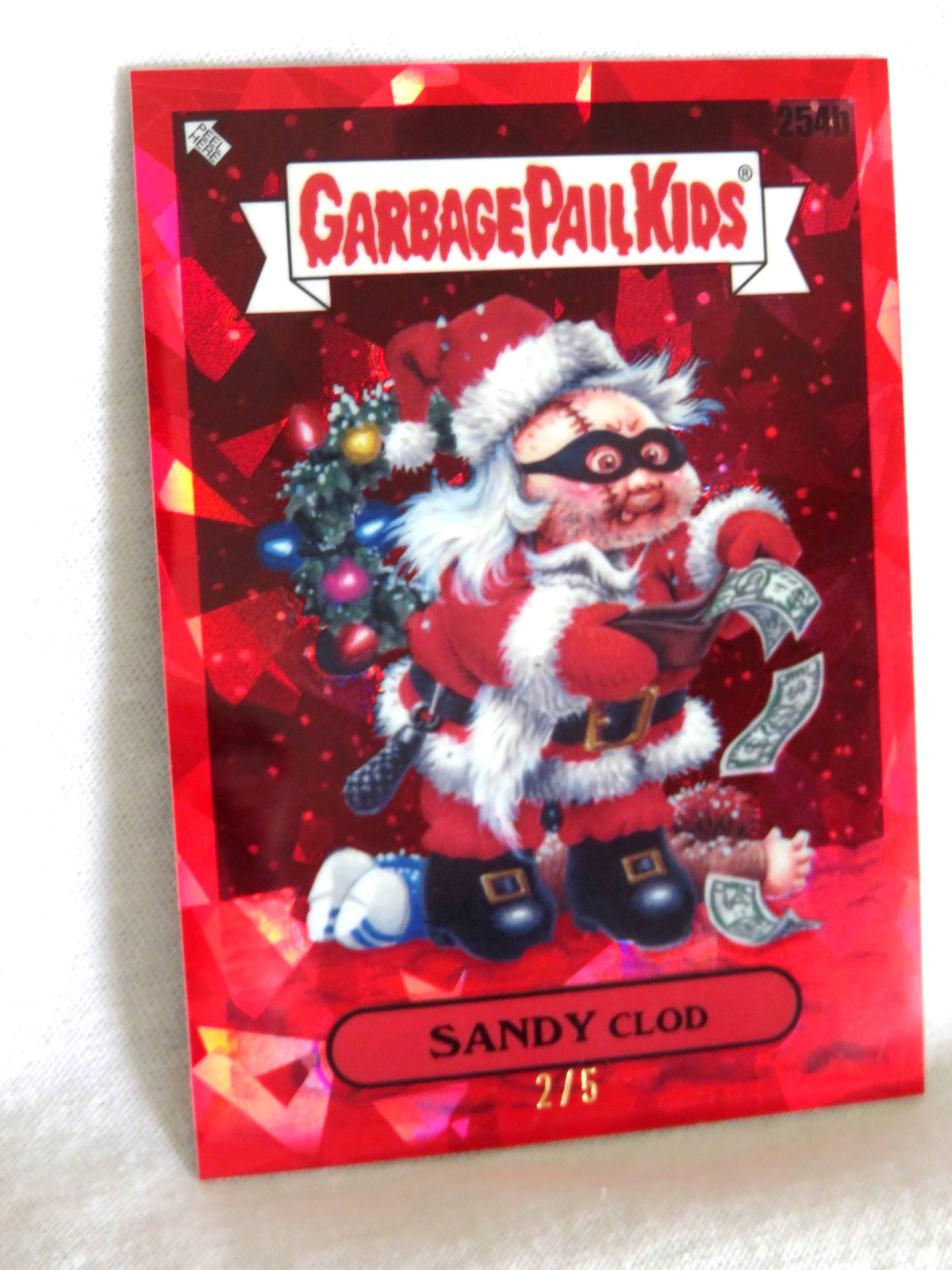 🔥2024 Topps GPK Sapphire Garbage Pail Kids "RED" #254b SANDY CLOD "2/5"🔥 🔥2024 Topps GPK Sapphire Garbage Pail Kids "RED" #254b SANDY CLOD "2/5"🔥