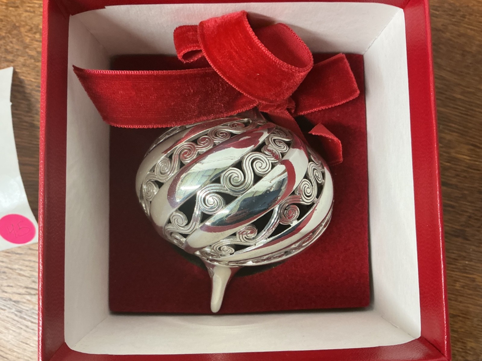 BRIGHTON COLLECTIBLES | BE LOVE ORNAMENT | SILVER FILIGREE | RARE | NEW | 45 BRIGHTON COLLECTIBLES | BE LOVE ORNAMENT | SILVER FILIGREE | RARE | NEW | 45