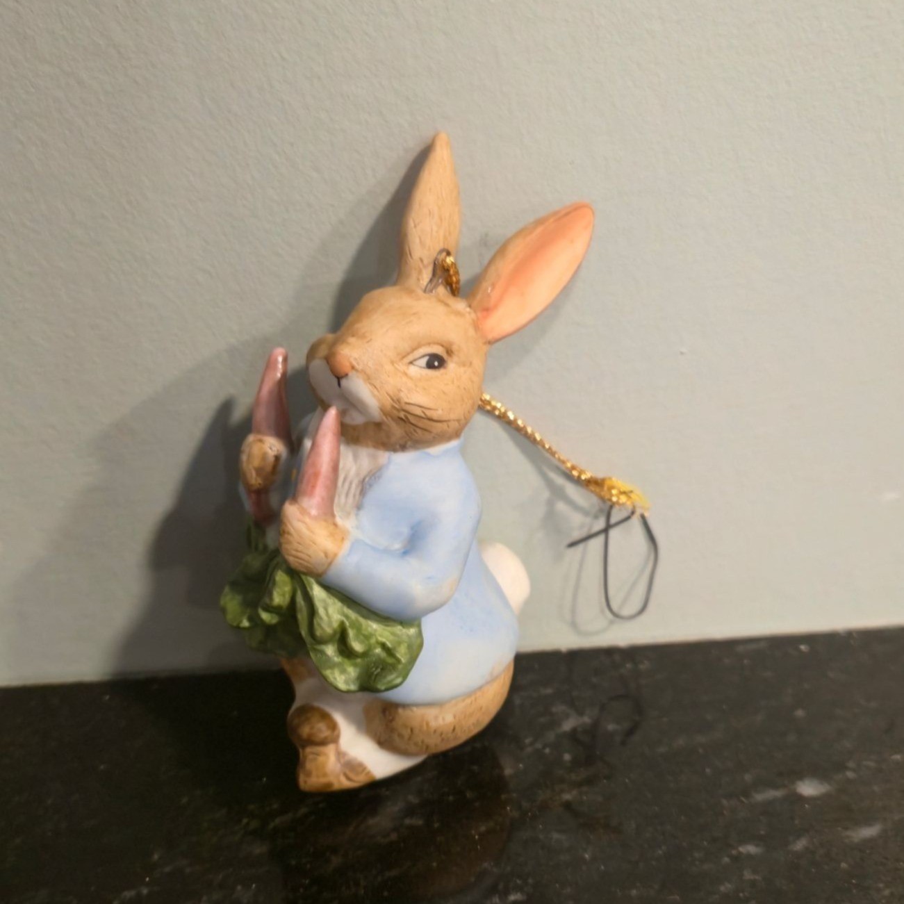 Vintage Peter Rabbit Ceramic ornament 1986 Beatrix Potter Christmas tree decor Vintage Peter Rabbit Ceramic ornament 1986 Beatrix Potter Christmas tree decor