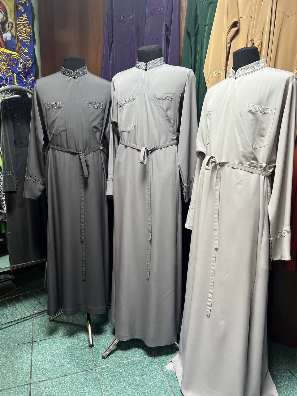 Embroidered Cassock, custom order - Orthodox Vestment Embroidered Cassock, custom order - Orthodox Vestment