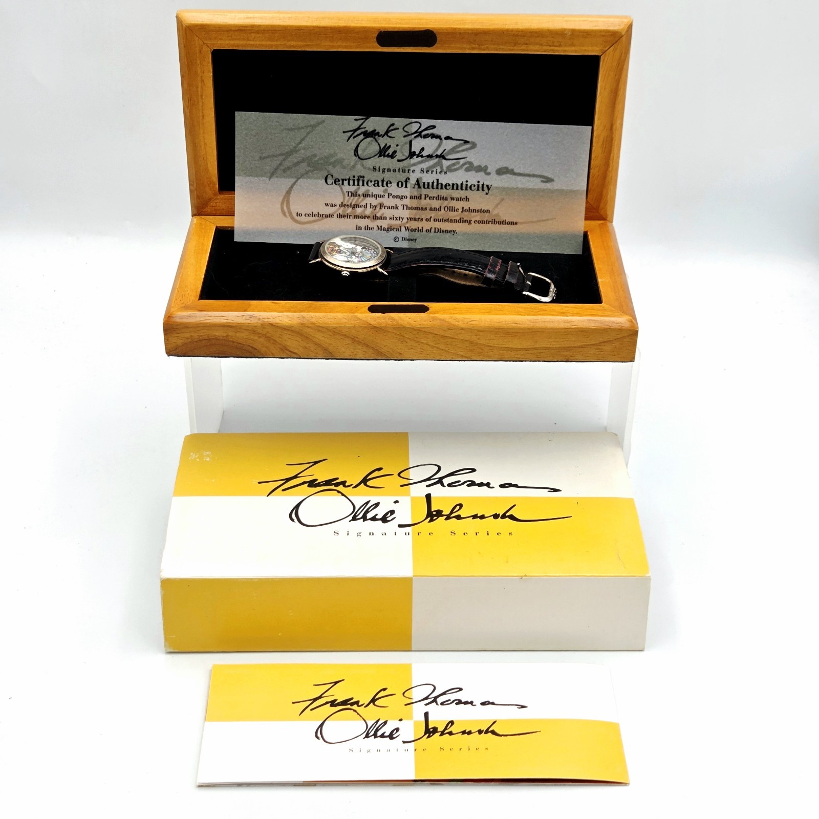 1994 Disney Frank Thomas Ollie Johnston 101 Dalmatians Limited Edition Watch Box 1994 Disney Frank Thomas Ollie Johnston 101 Dalmatians Limited Edition Watch Box