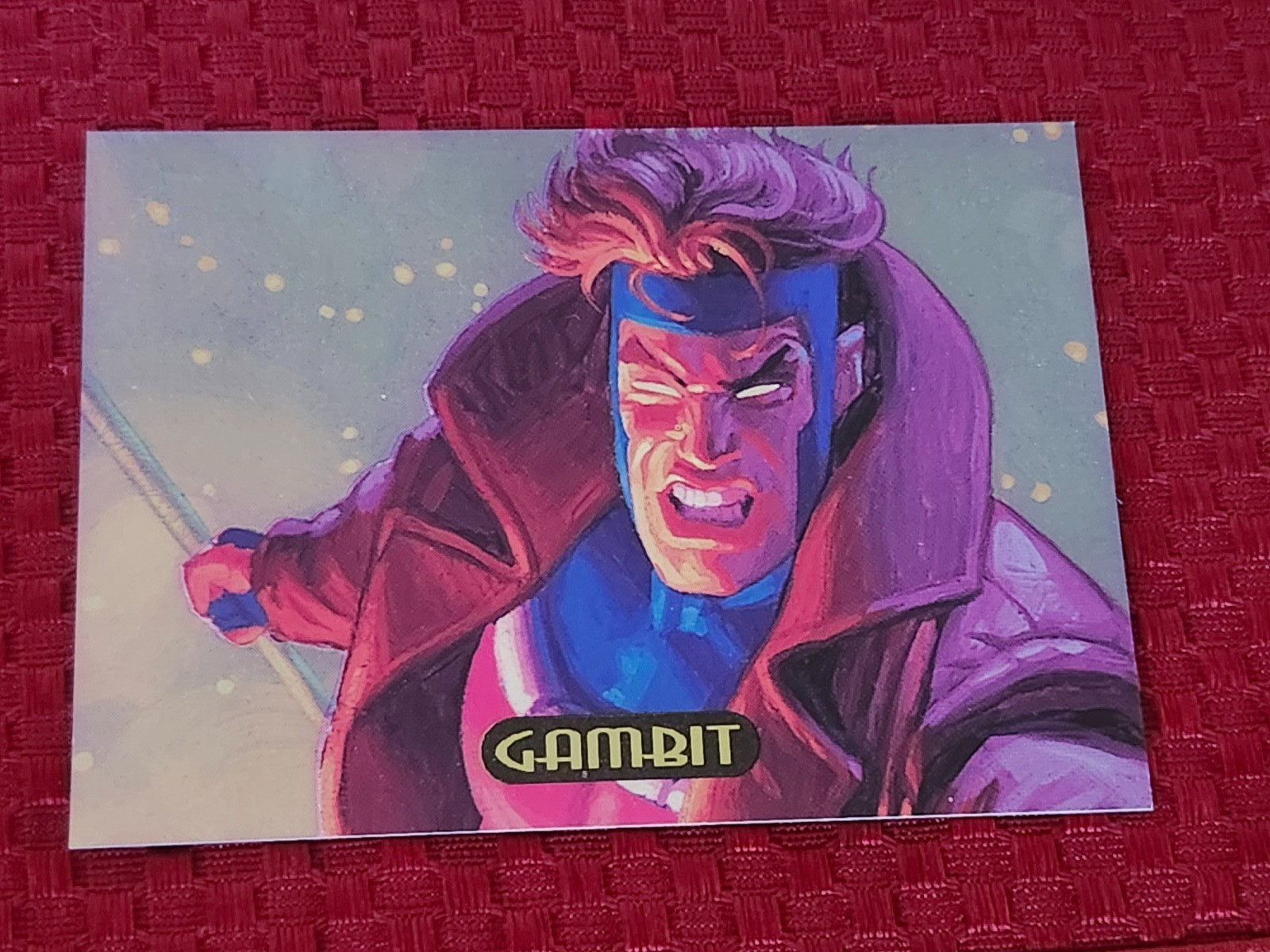 1994 Fleer Marvel Masterpieces Hildebrandt Brothers #5 Gambit PowerBlast 1994 Fleer Marvel Masterpieces Hildebrandt Brothers #5 Gambit PowerBlast