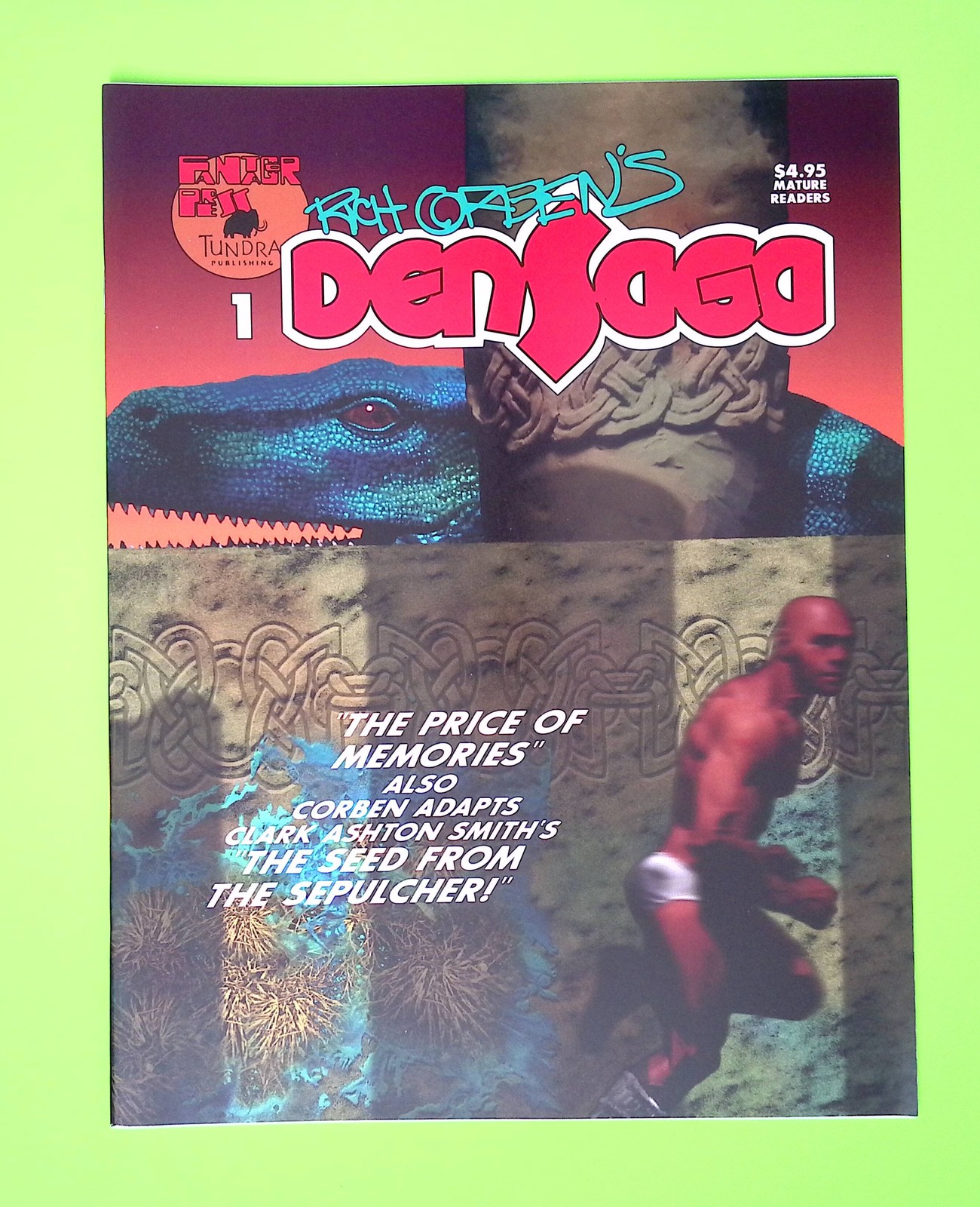 DenSaga #1 1992 Fantagor Press High Grade Comic Book MG38-2 DenSaga #1 1992 Fantagor Press High Grade Comic Book MG38-2