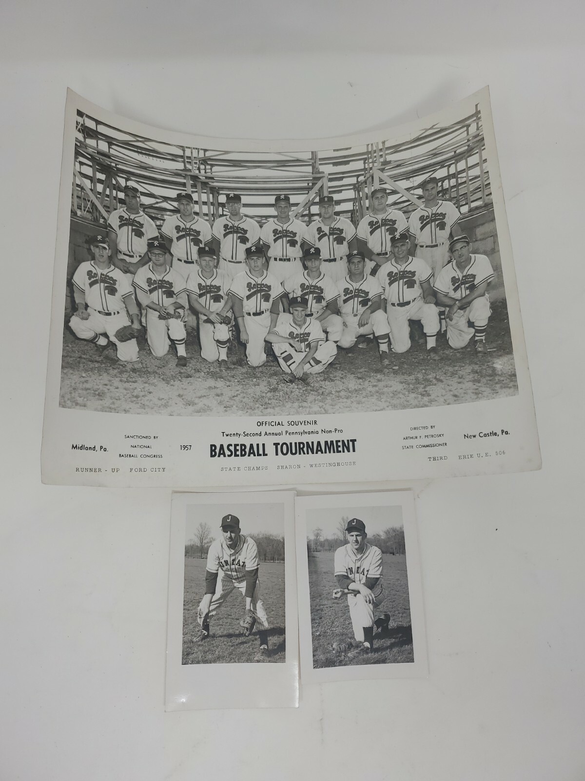 1950s Pennsylvania Baseball Non-Pro Photos Roccos Juniata