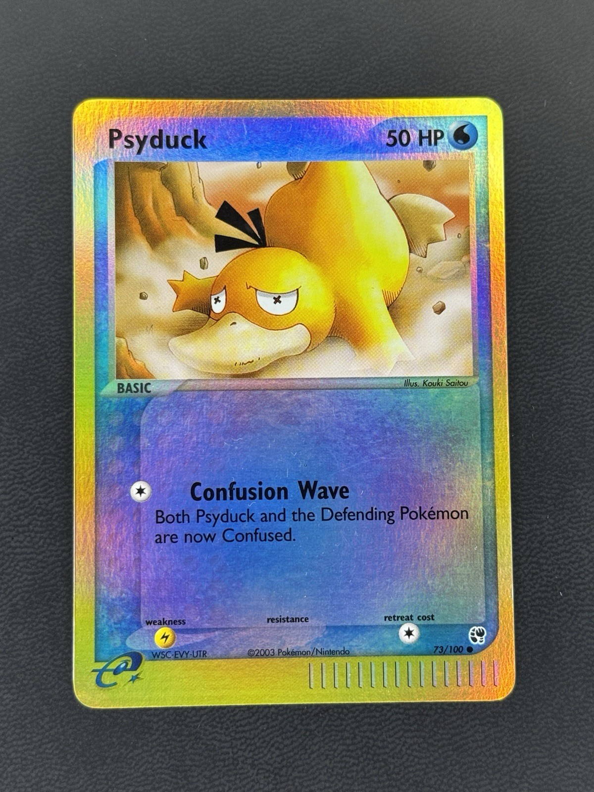 Pokémon TCG Psyduck 73/100 Reverse Holo EX Sandstorm Card Pokémon TCG Psyduck 73/100 Reverse Holo EX Sandstorm Card
