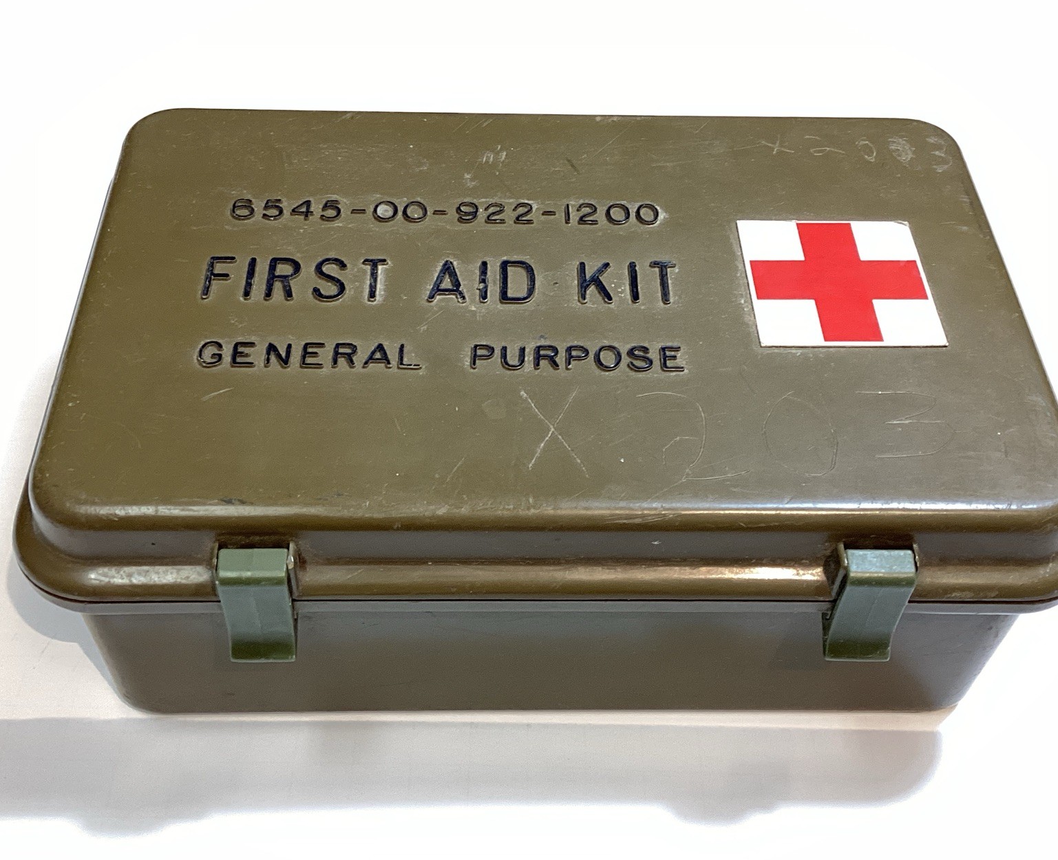 Vintage US Military First Aid Kit 6545-00-922-1200 Unused Contents  Vintage US Military First Aid Kit 6545-00-922-1200 Unused Contents 