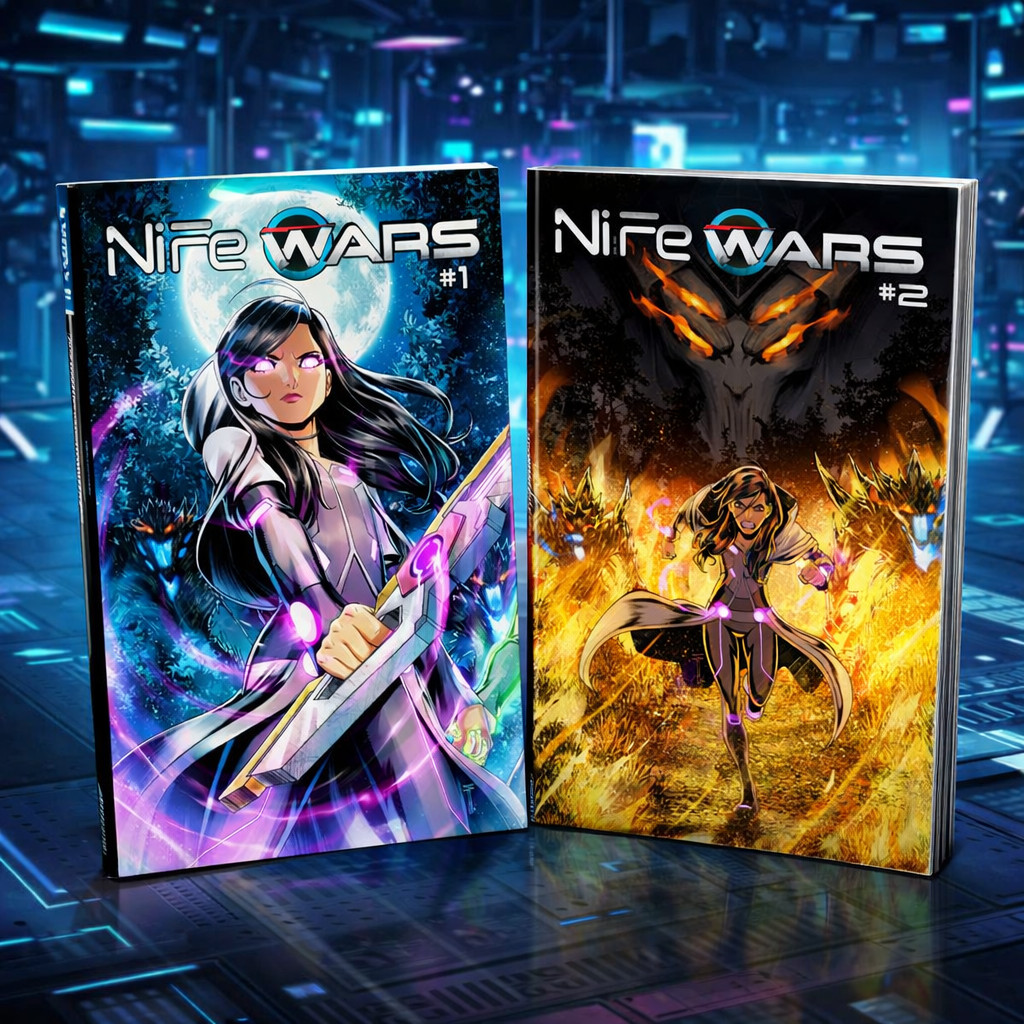 NiFe WARS Comic Book Bundle #1 & #2 NiFe WARS Comic Book Bundle #1 & #2