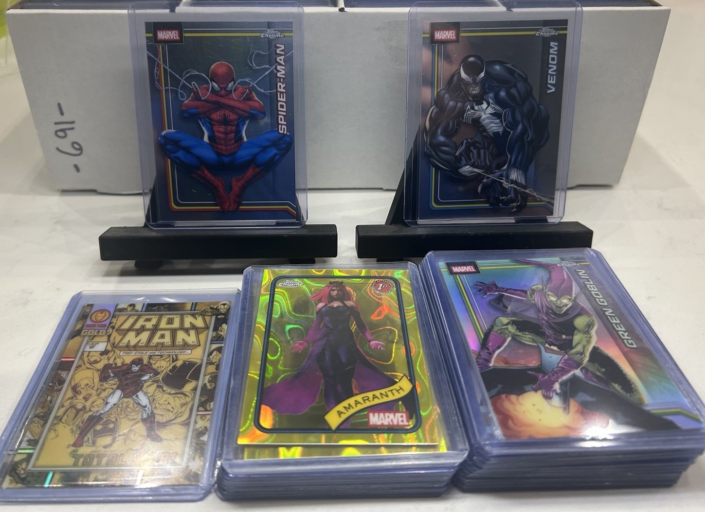 Huge 2025-26 Topps Chrome Marvel Lot (31) Silver Refractors + Yellow Lava + More